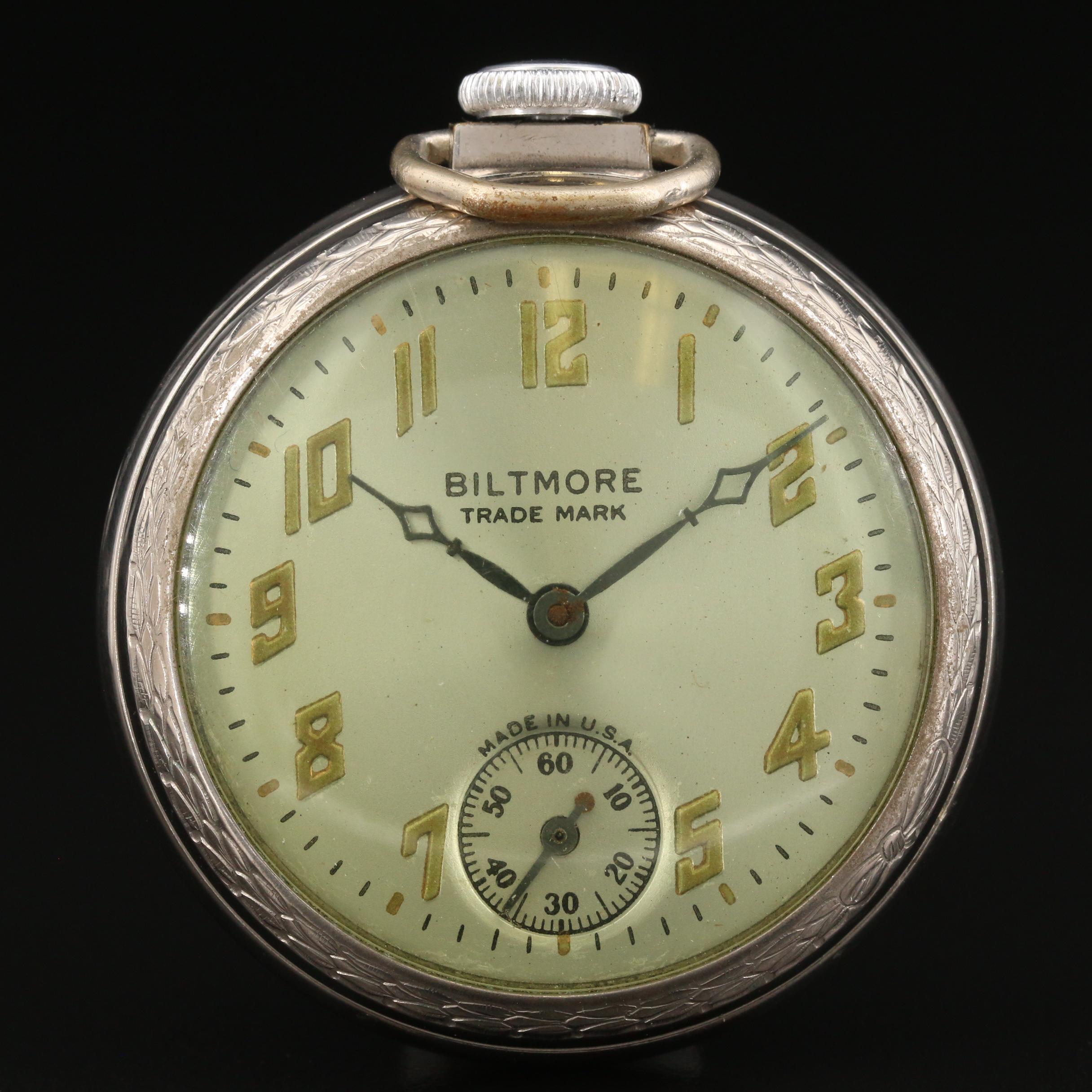 Biltmore by Ingraham Pocket Watch