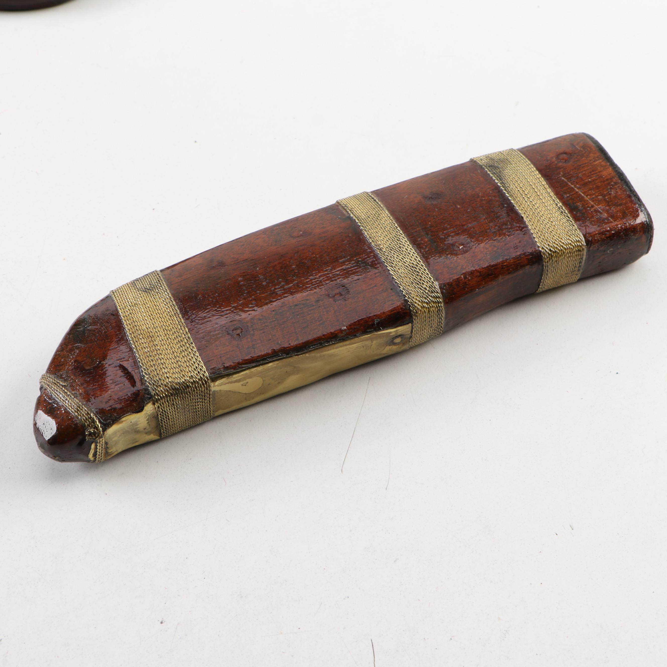 Frank Gibbons "Lighthorse" Leather Belt Scabbard with Four Other Scabbards