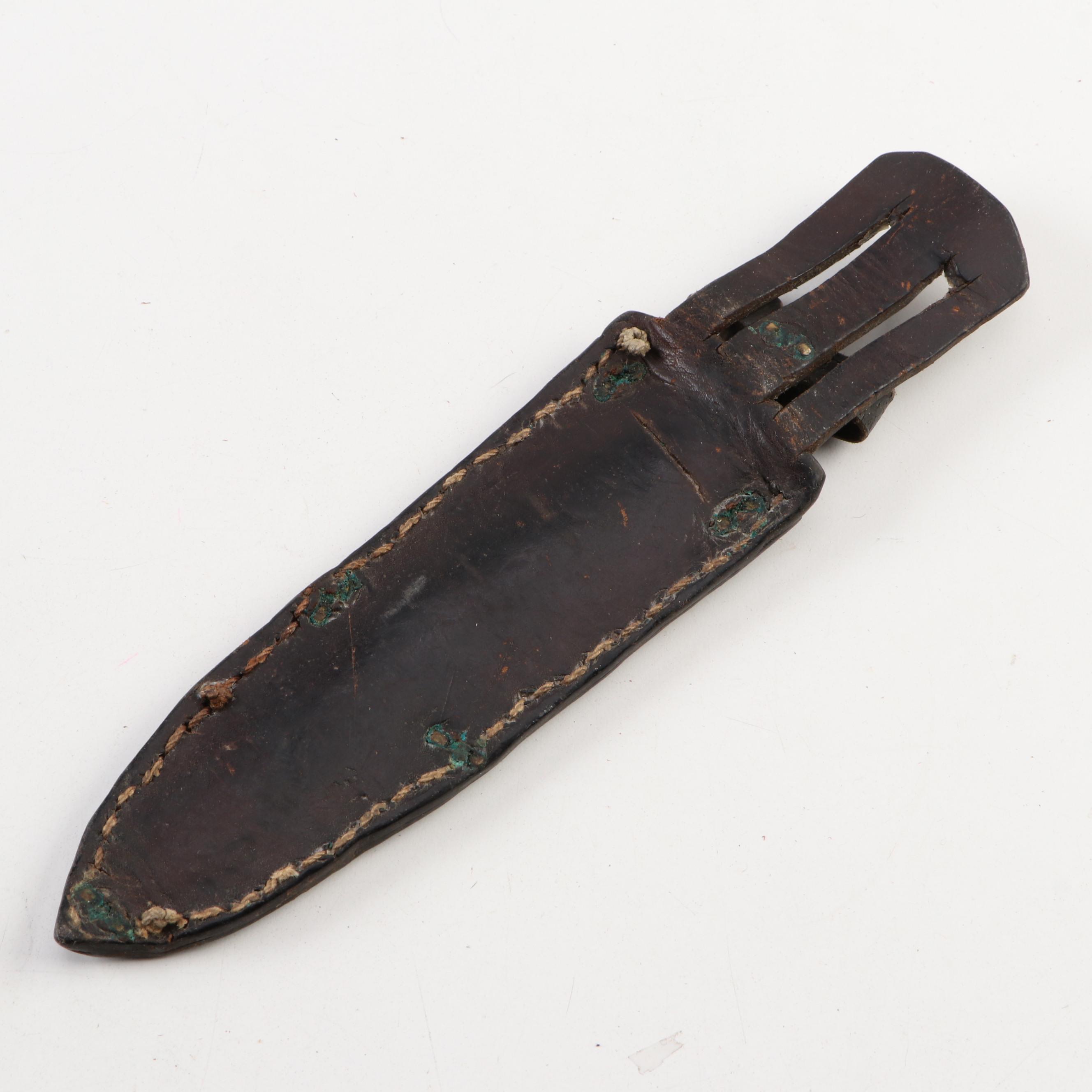 Frank Gibbons "Lighthorse" Leather Belt Scabbard with Four Other Scabbards