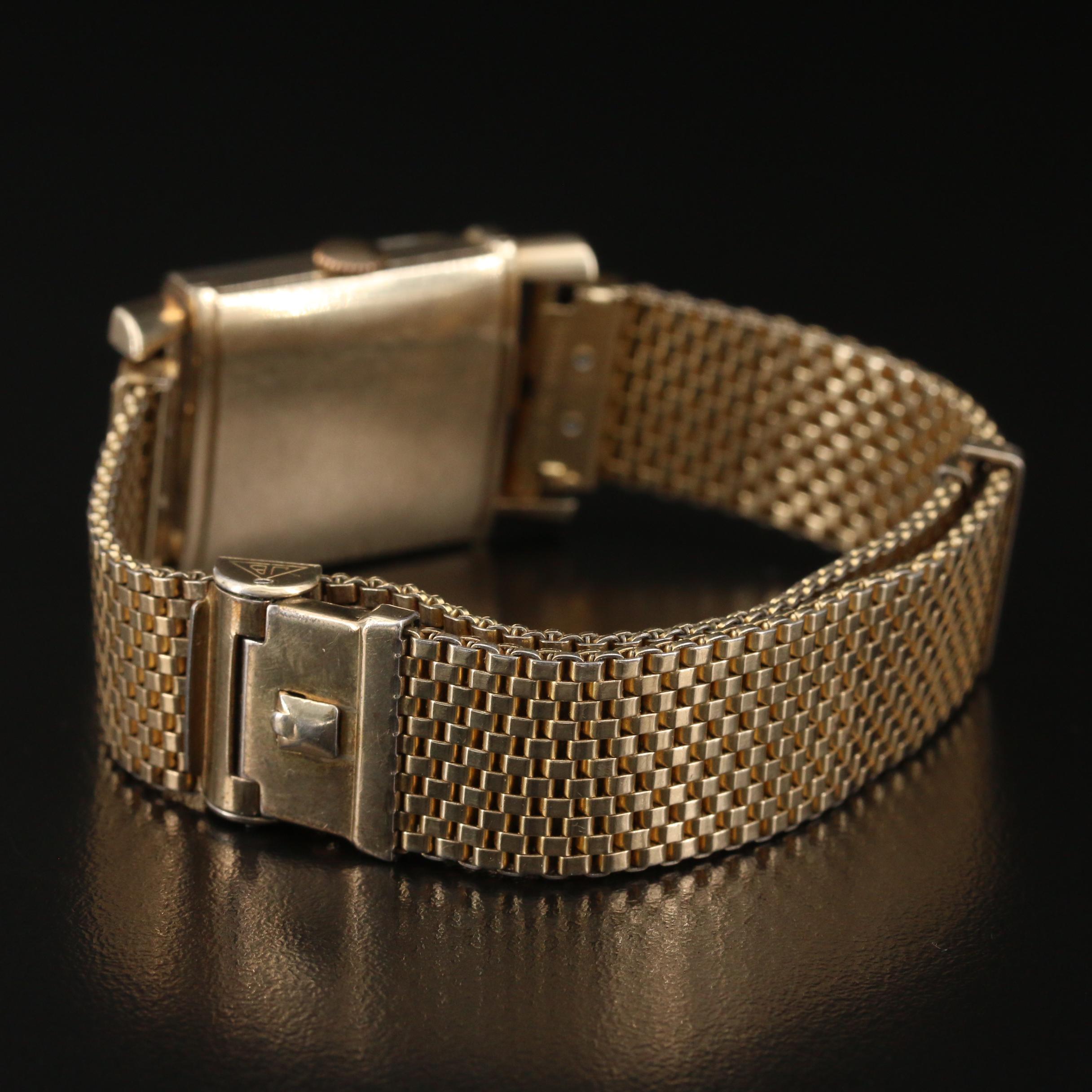 Vintage Girard-Perregaux 10K Gold Filled Stem Wind Watch