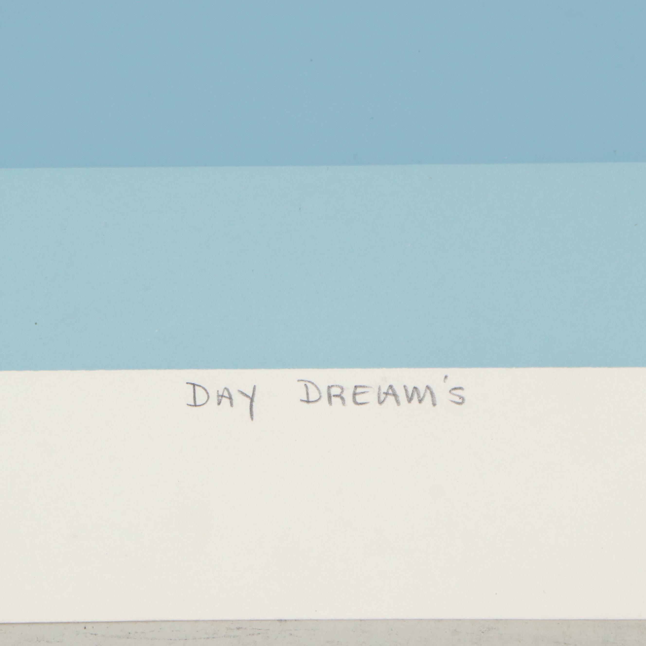 Todd Rowland Serigraph "Daydream's," Late 20th Century