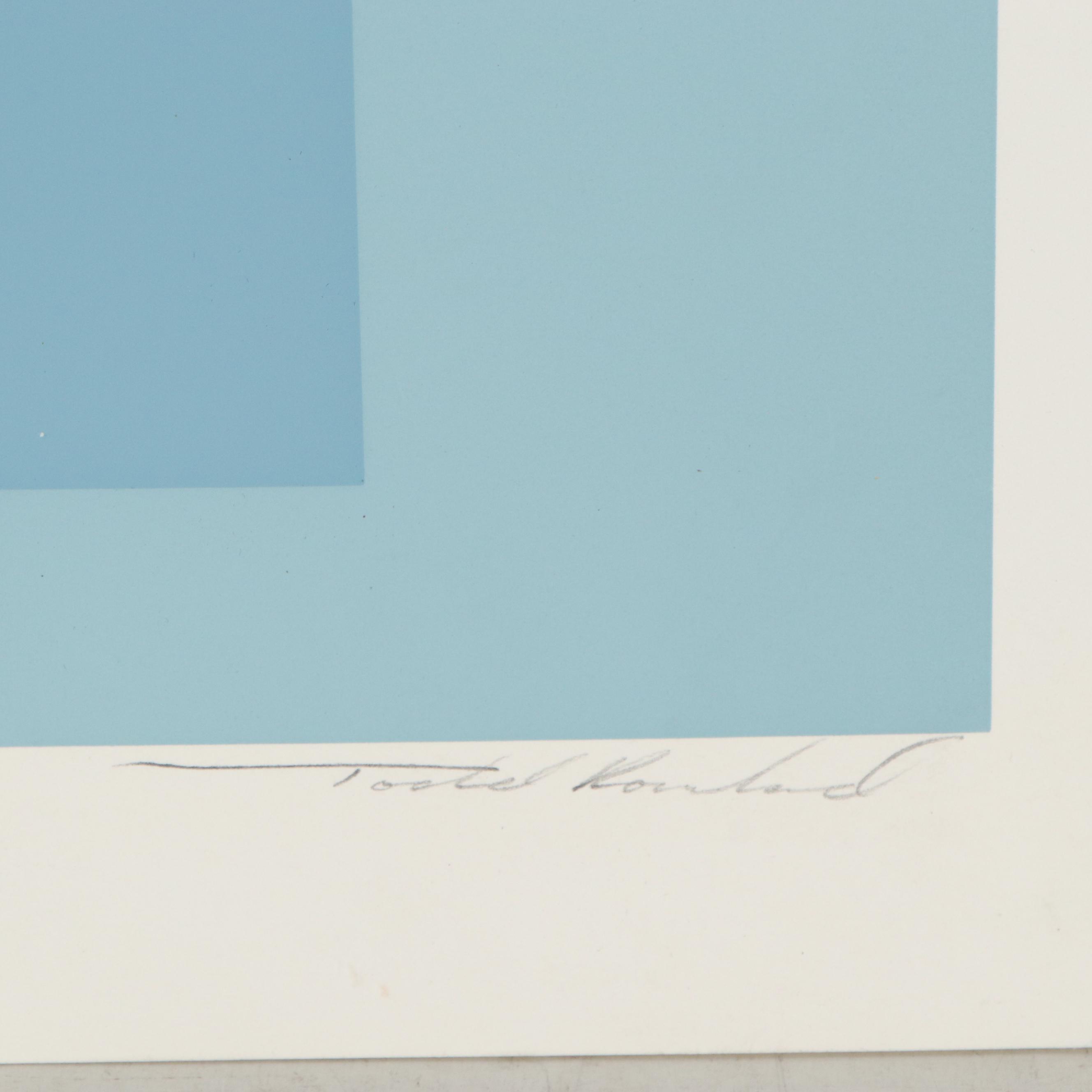 Todd Rowland Serigraph "Daydream's," Late 20th Century