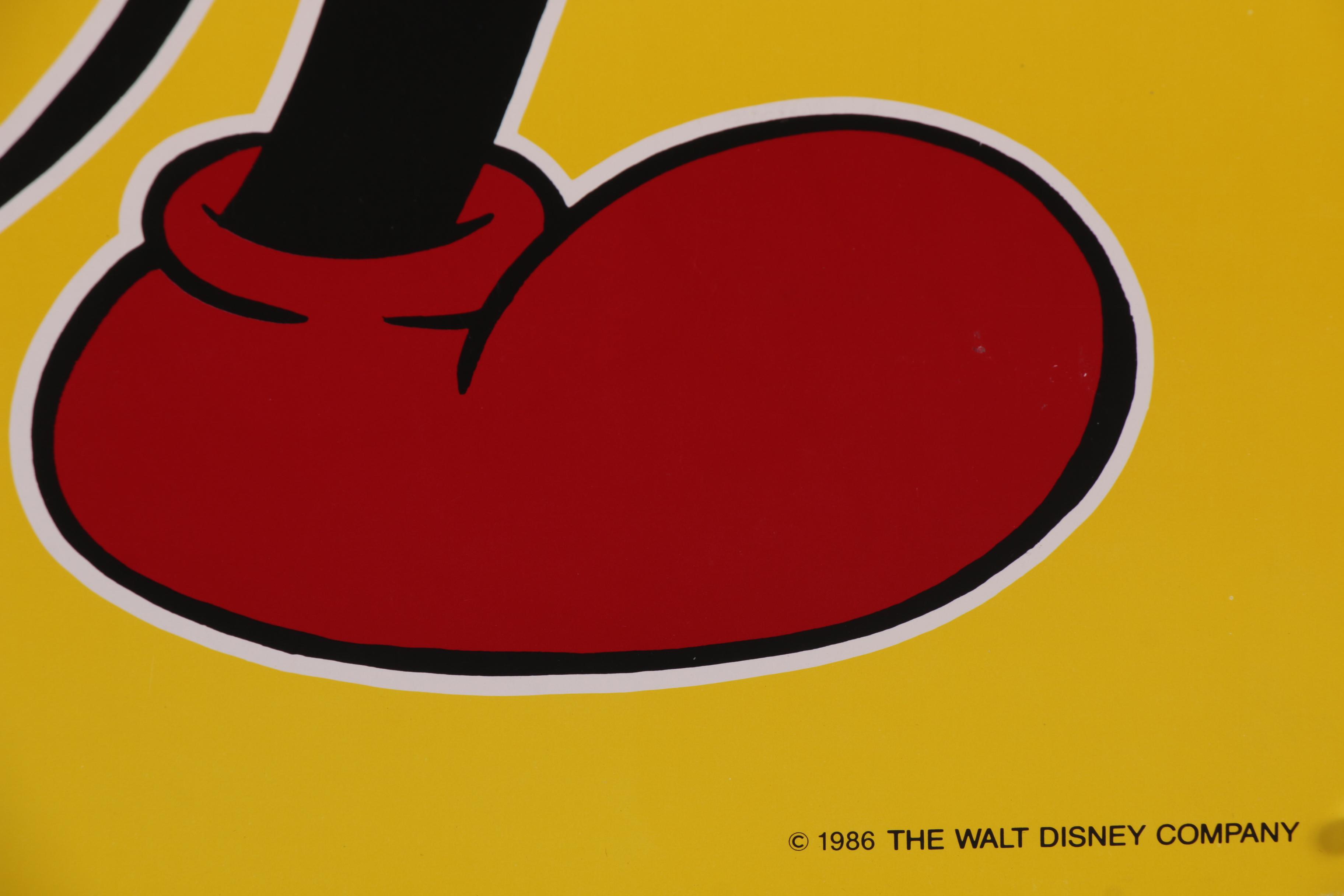 Offset Lithograph Poster "Walt Disney World Days," 1986