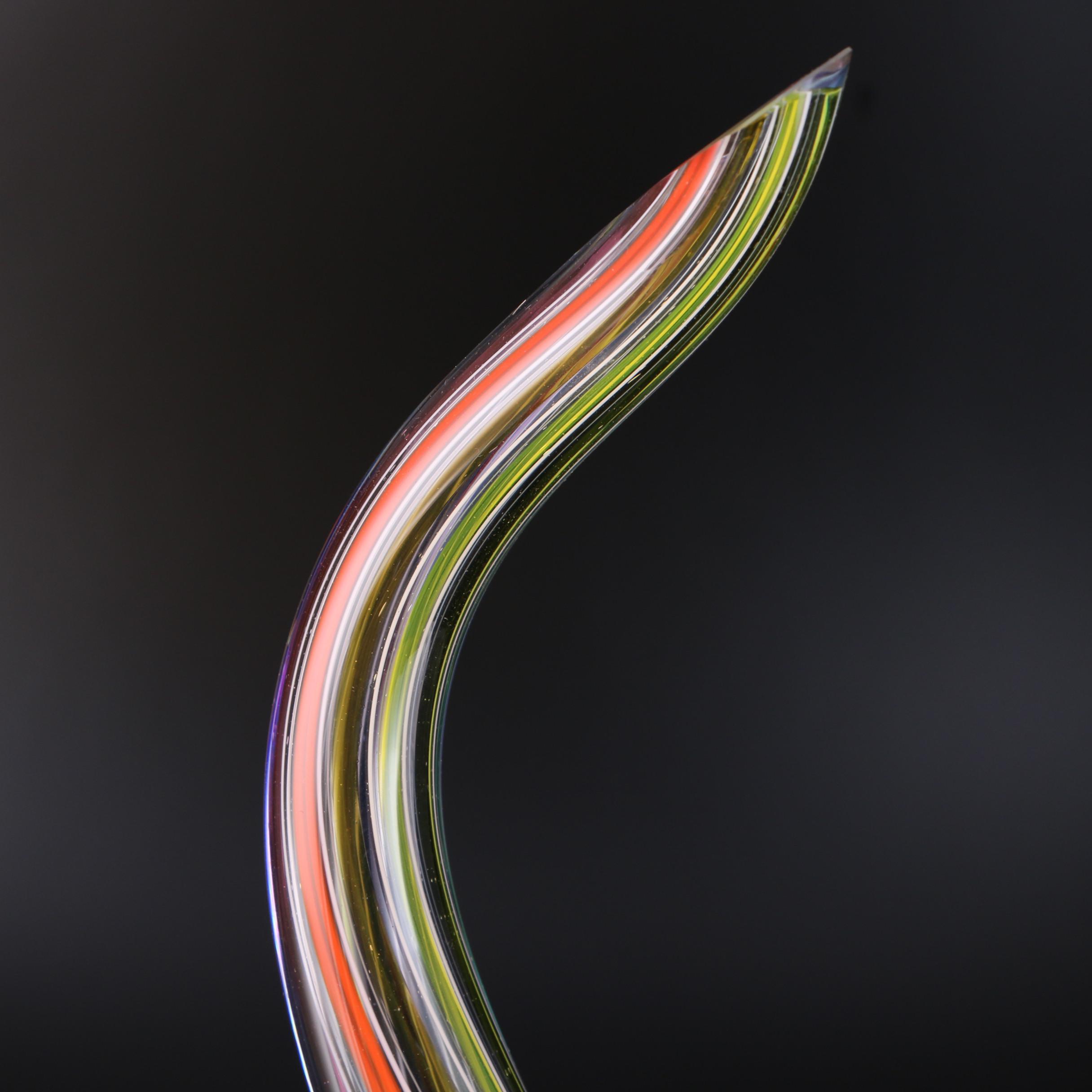 Darren Goodman Abstract Hand-Blown Glass Sculpture, 2020