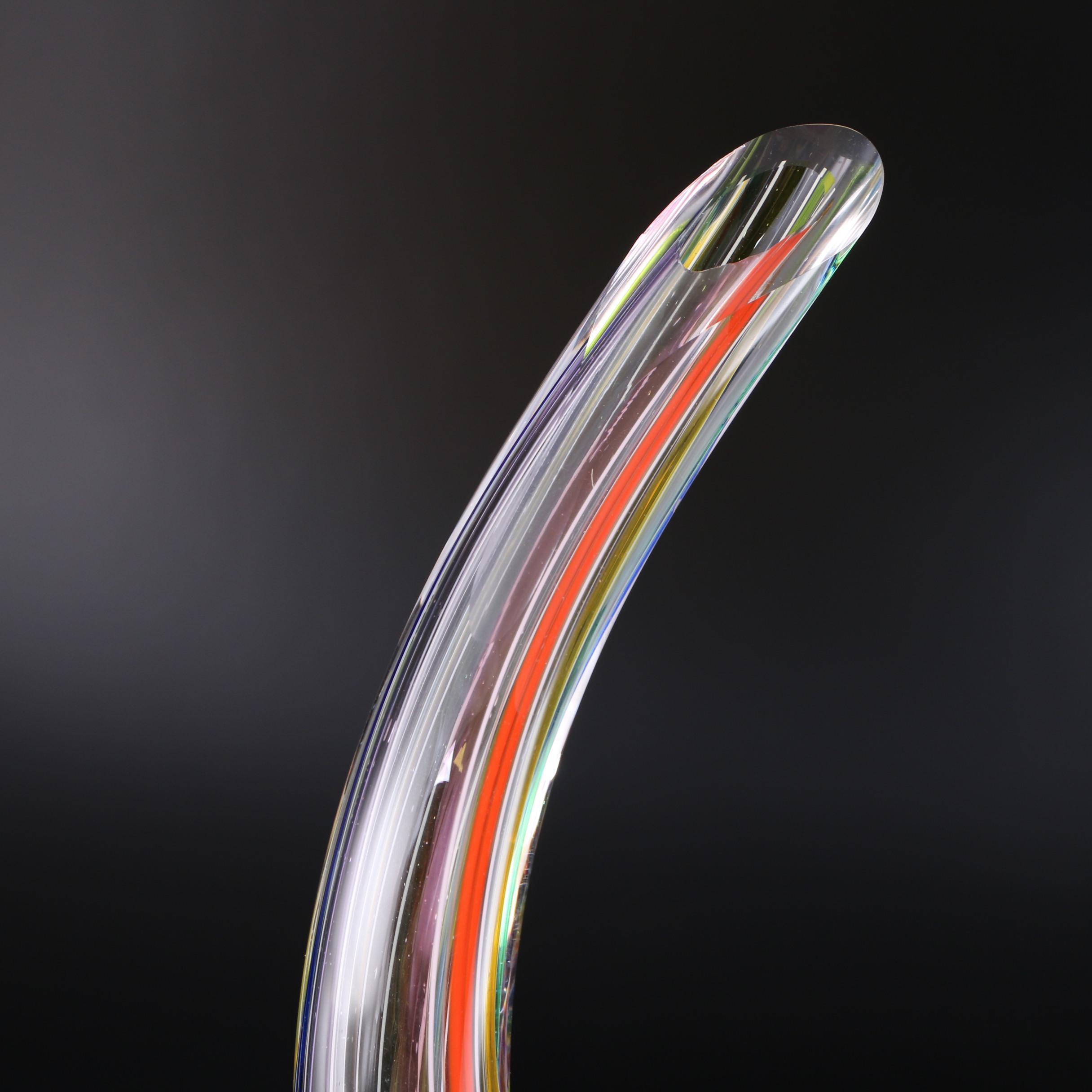 Darren Goodman Abstract Hand-Blown Glass Sculpture, 2020