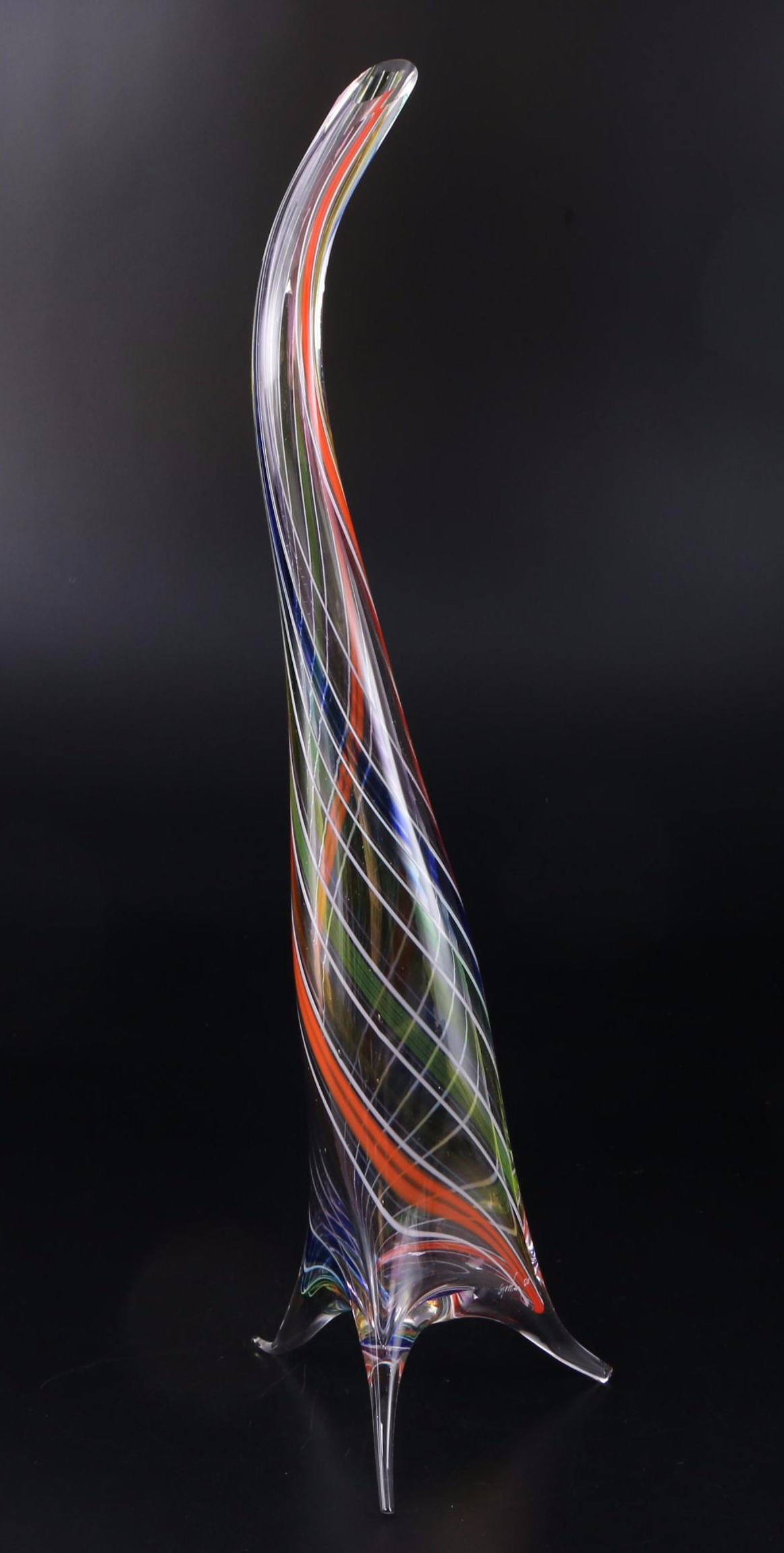 Darren Goodman Abstract Hand-Blown Glass Sculpture, 2020