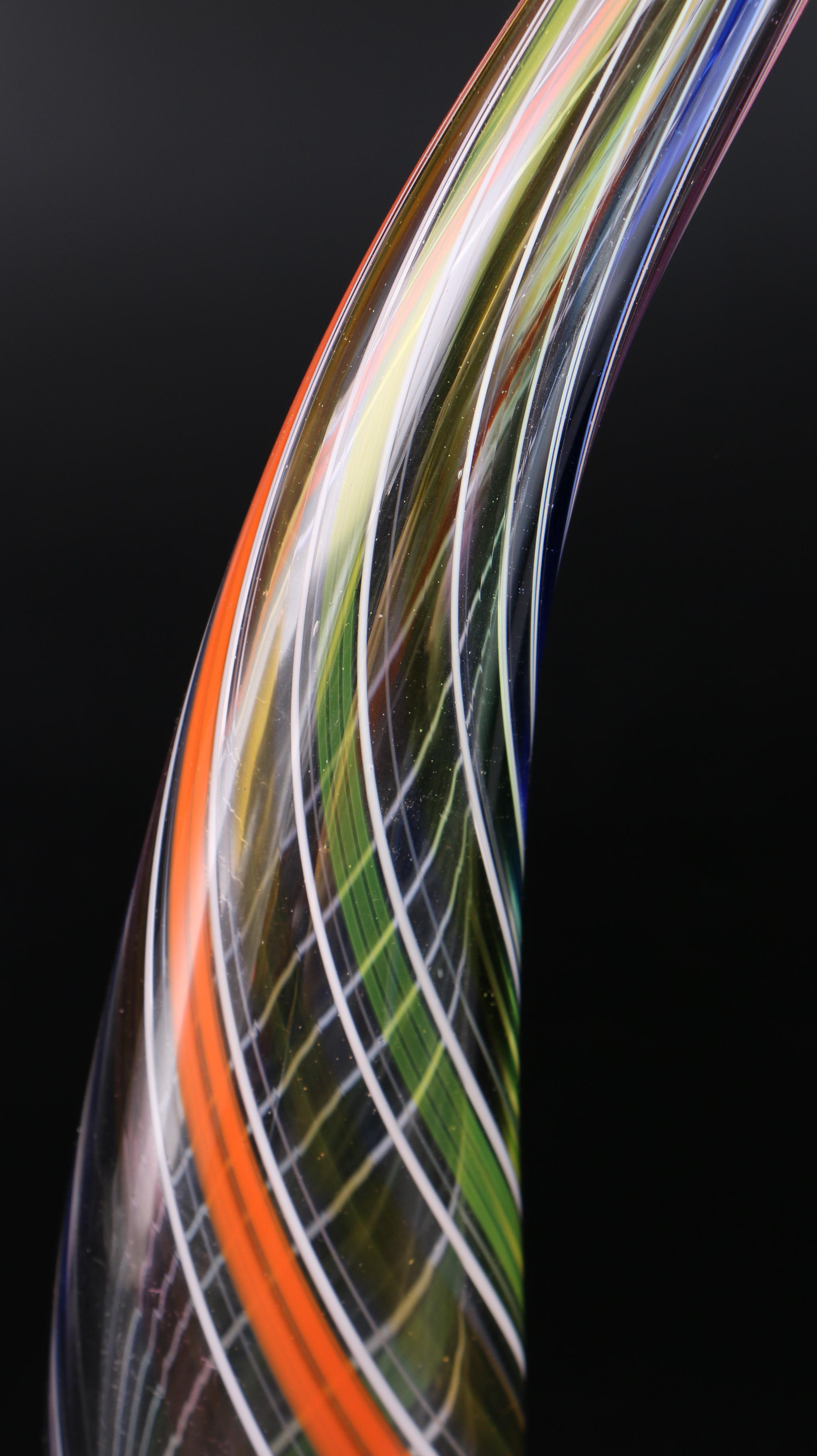 Darren Goodman Abstract Hand-Blown Glass Sculpture, 2020