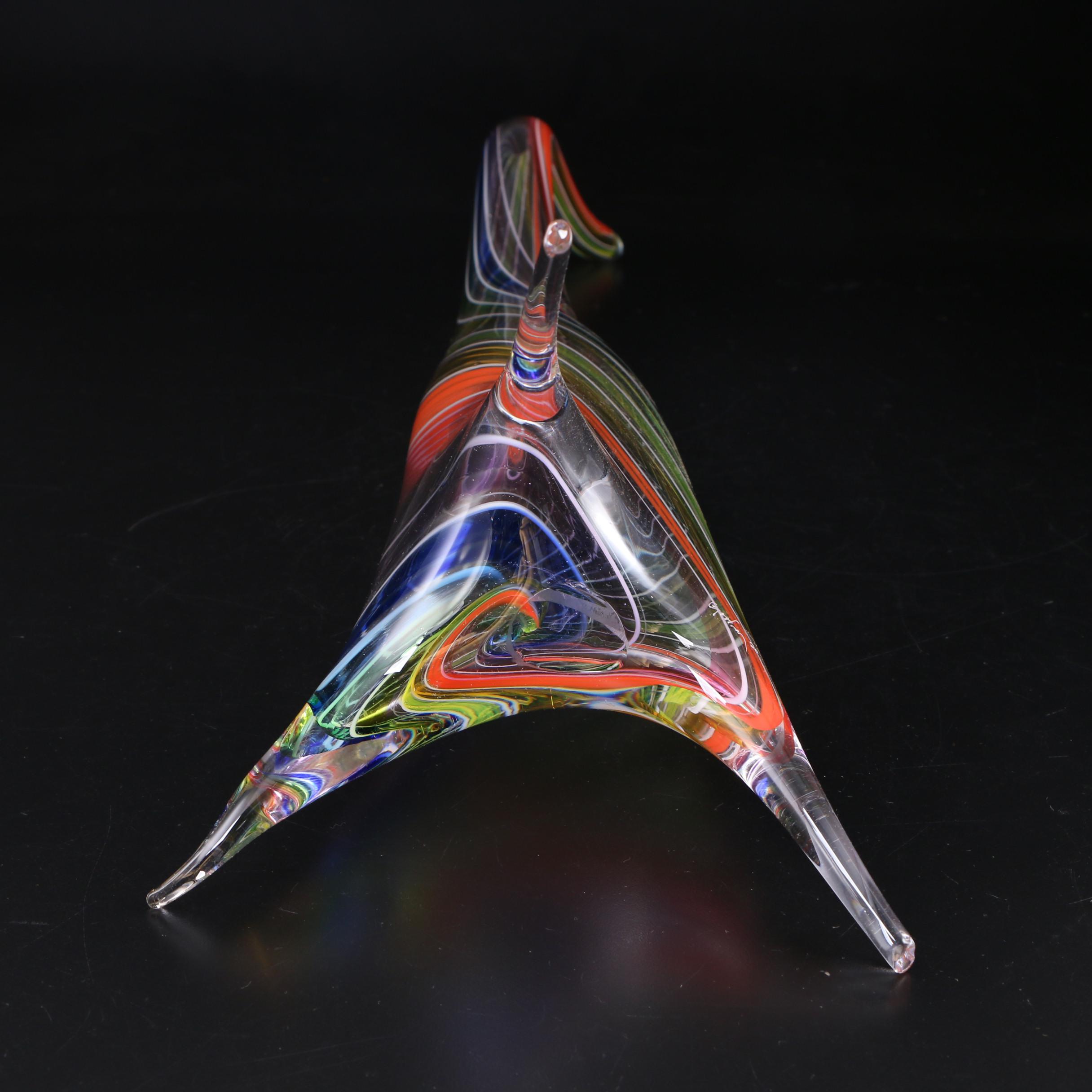 Darren Goodman Abstract Hand-Blown Glass Sculpture, 2020