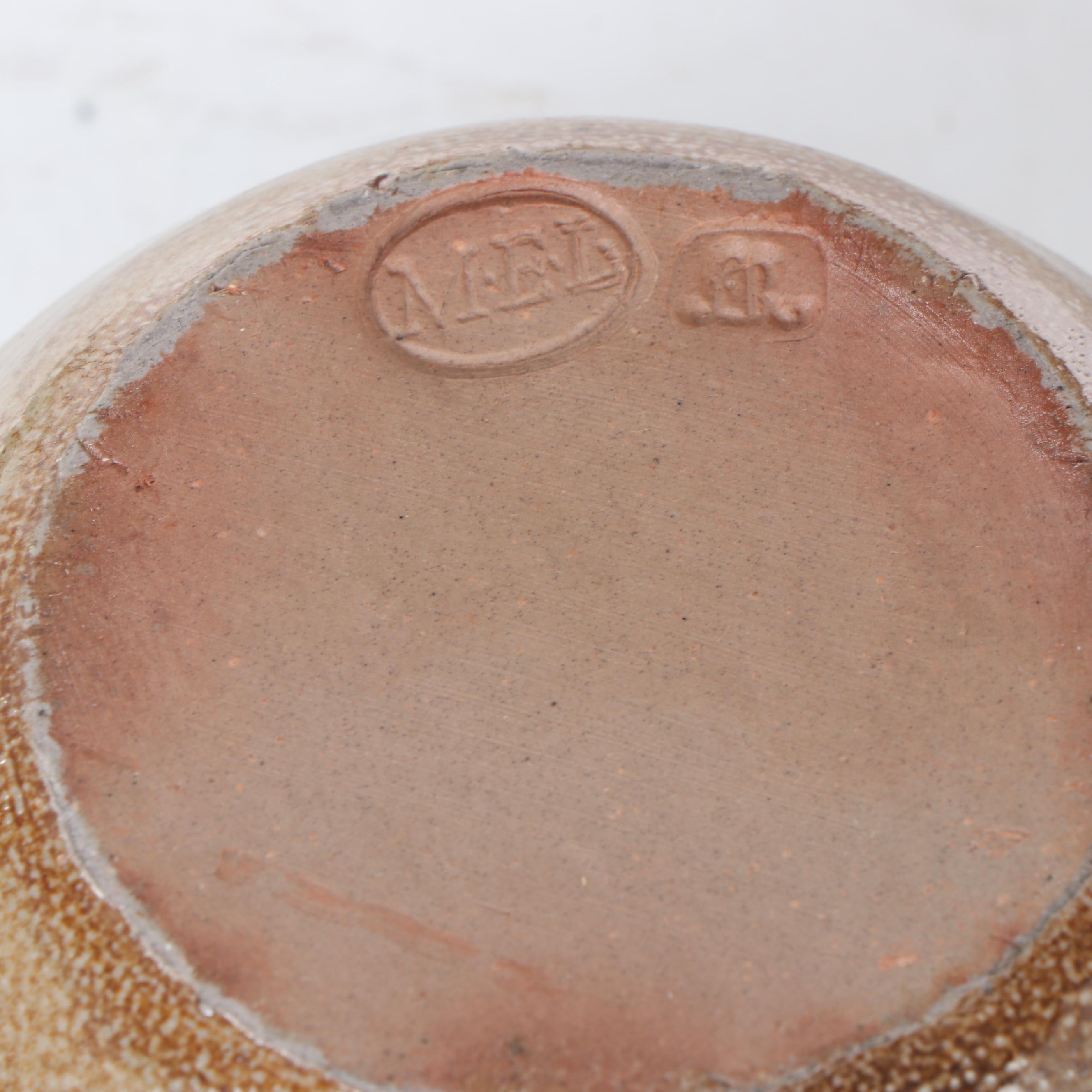Wisconsin Pottery Stoneware Mixing Bowls and Strainer Bowl, 1980s