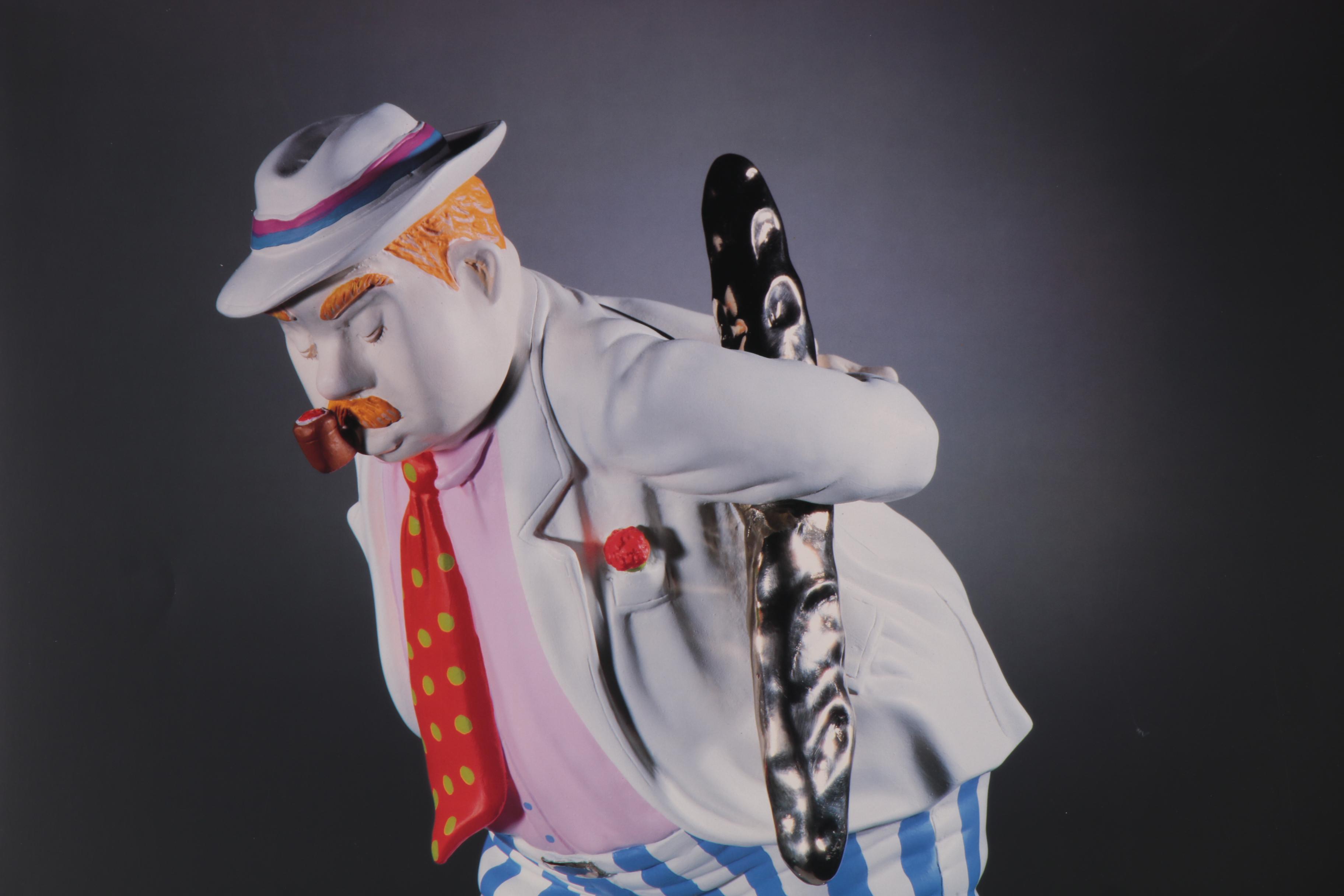 "Yamagata Bronze Sculpture" Signed Martin Lawrence Limited Edition Poster, 1989