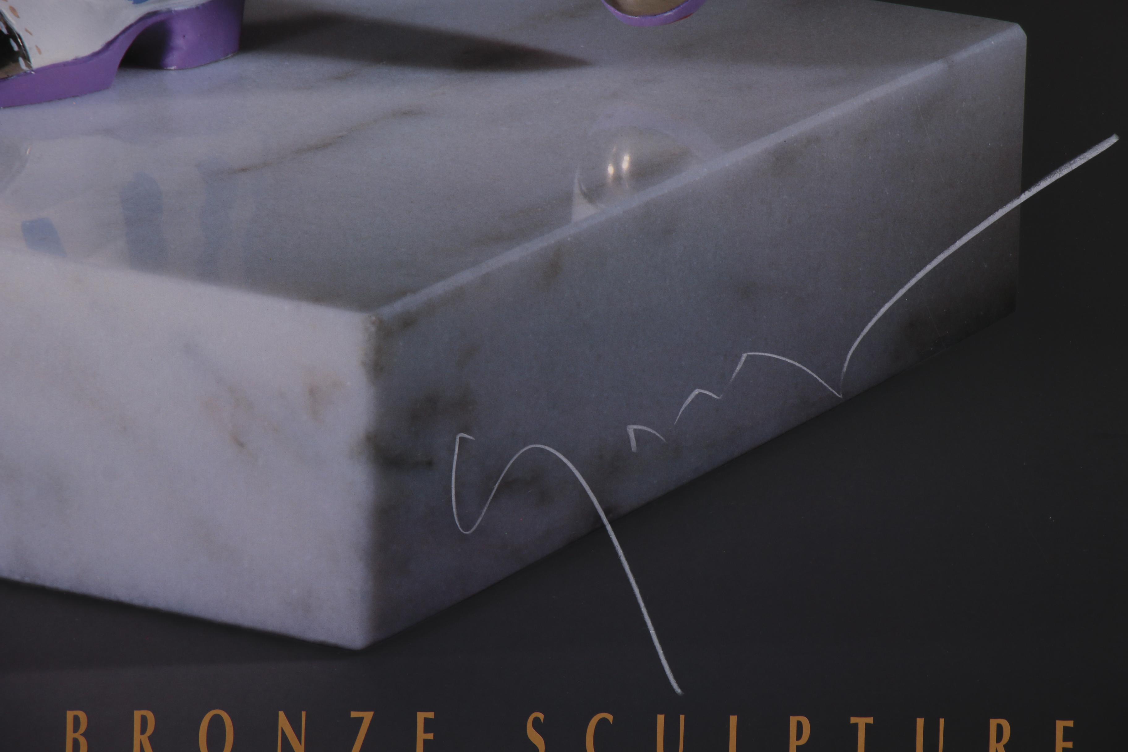 "Yamagata Bronze Sculpture" Signed Martin Lawrence Limited Edition Poster, 1989