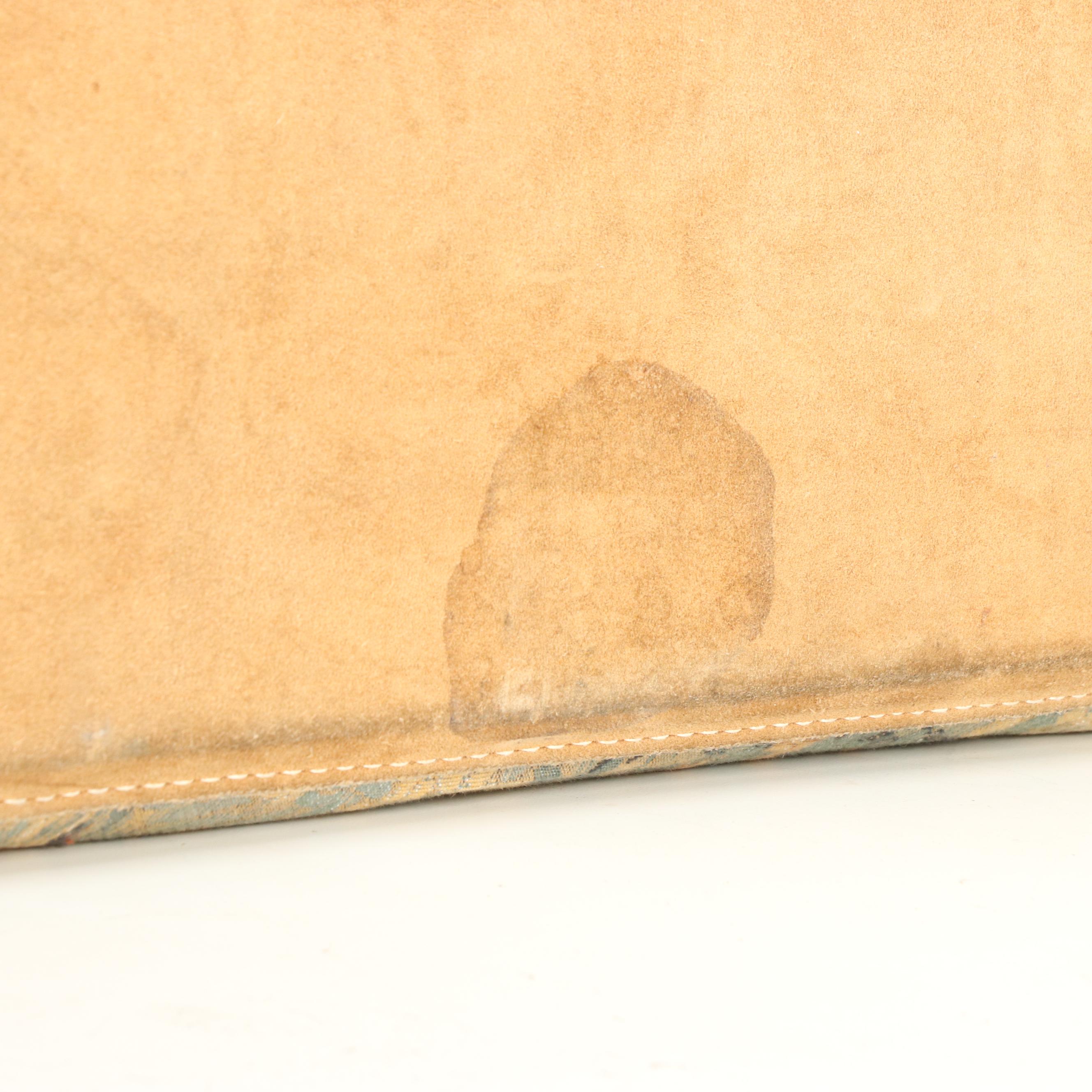 The French Company Floral Tapestry Four-Piece Luggage Set with Suede Trim