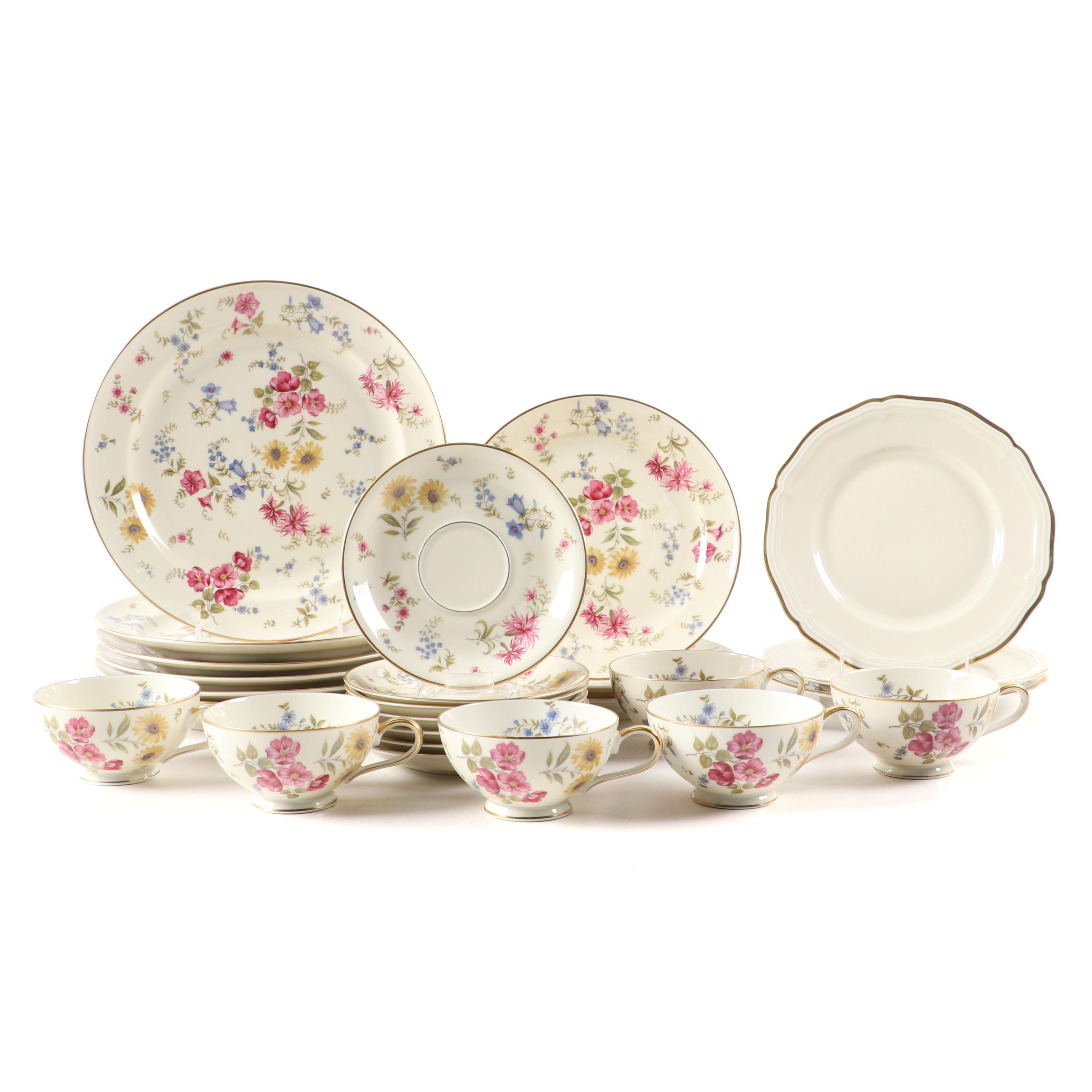 Rosenthal "Florida" Porcelain Dinnerware with Teacups and Saucers