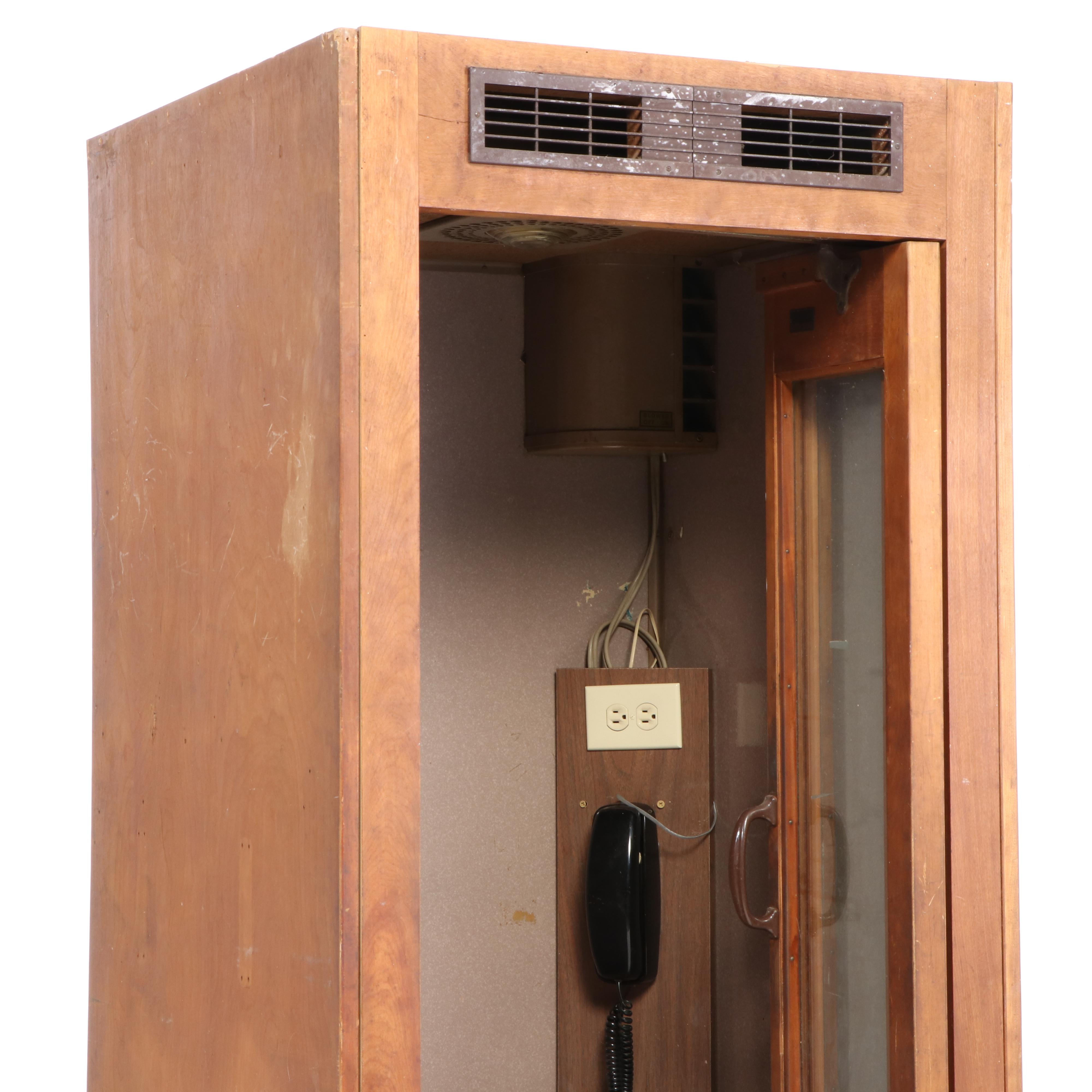 Western Electric for Bell Telephone Co. "Type 11" Phone Booth, Mid-20th Century
