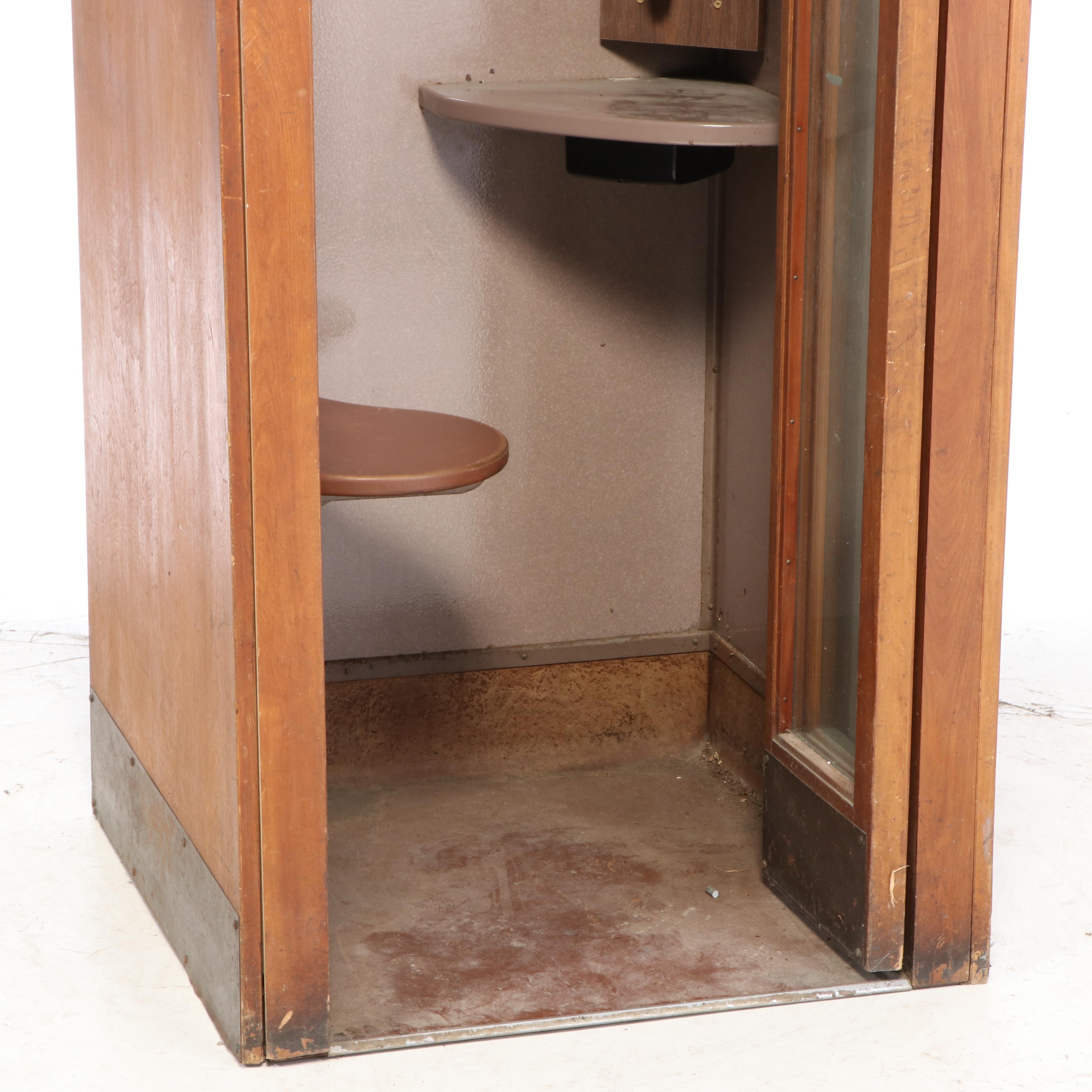 Western Electric for Bell Telephone Co. "Type 11" Phone Booth, Mid-20th Century