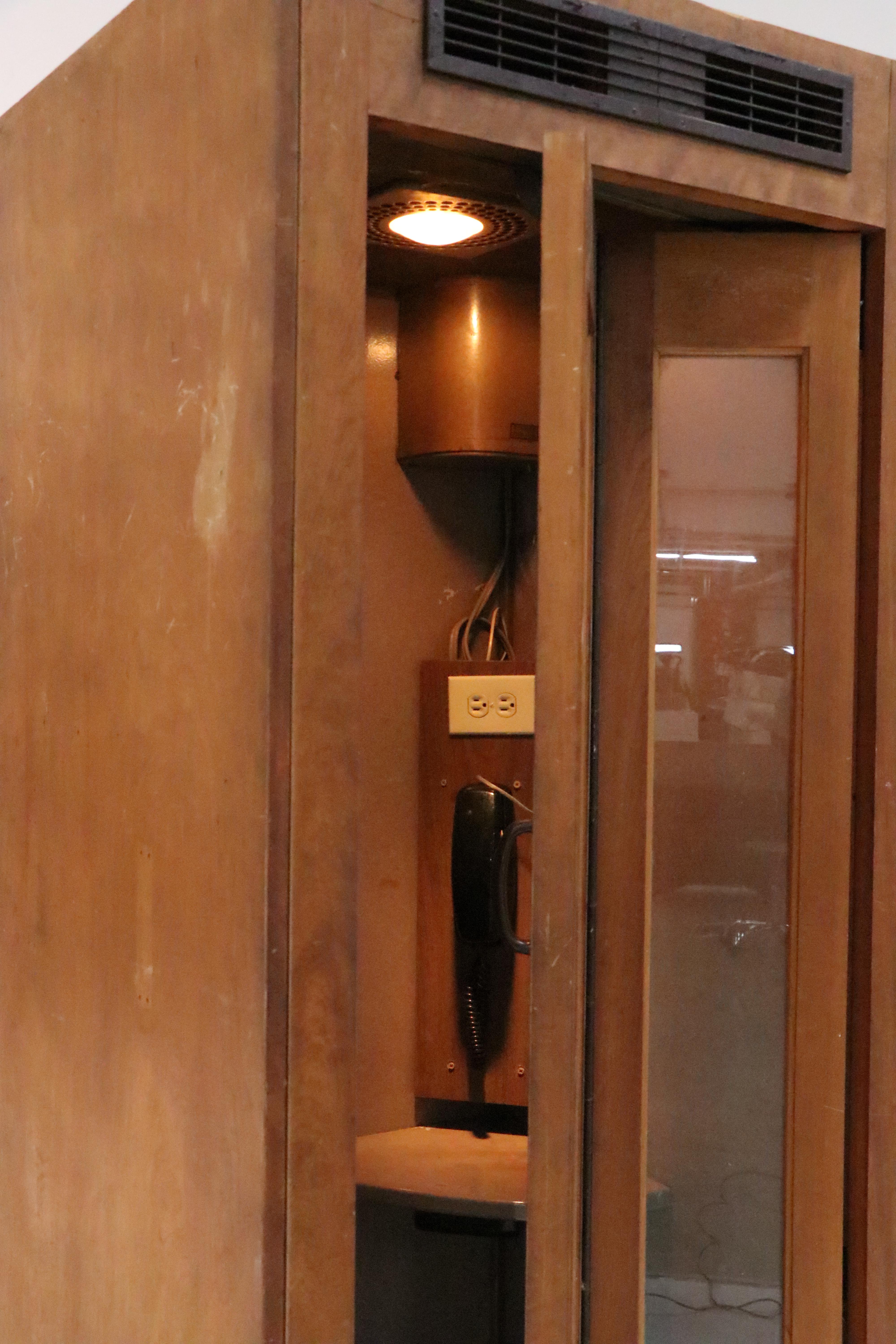Western Electric for Bell Telephone Co. "Type 11" Phone Booth, Mid-20th Century