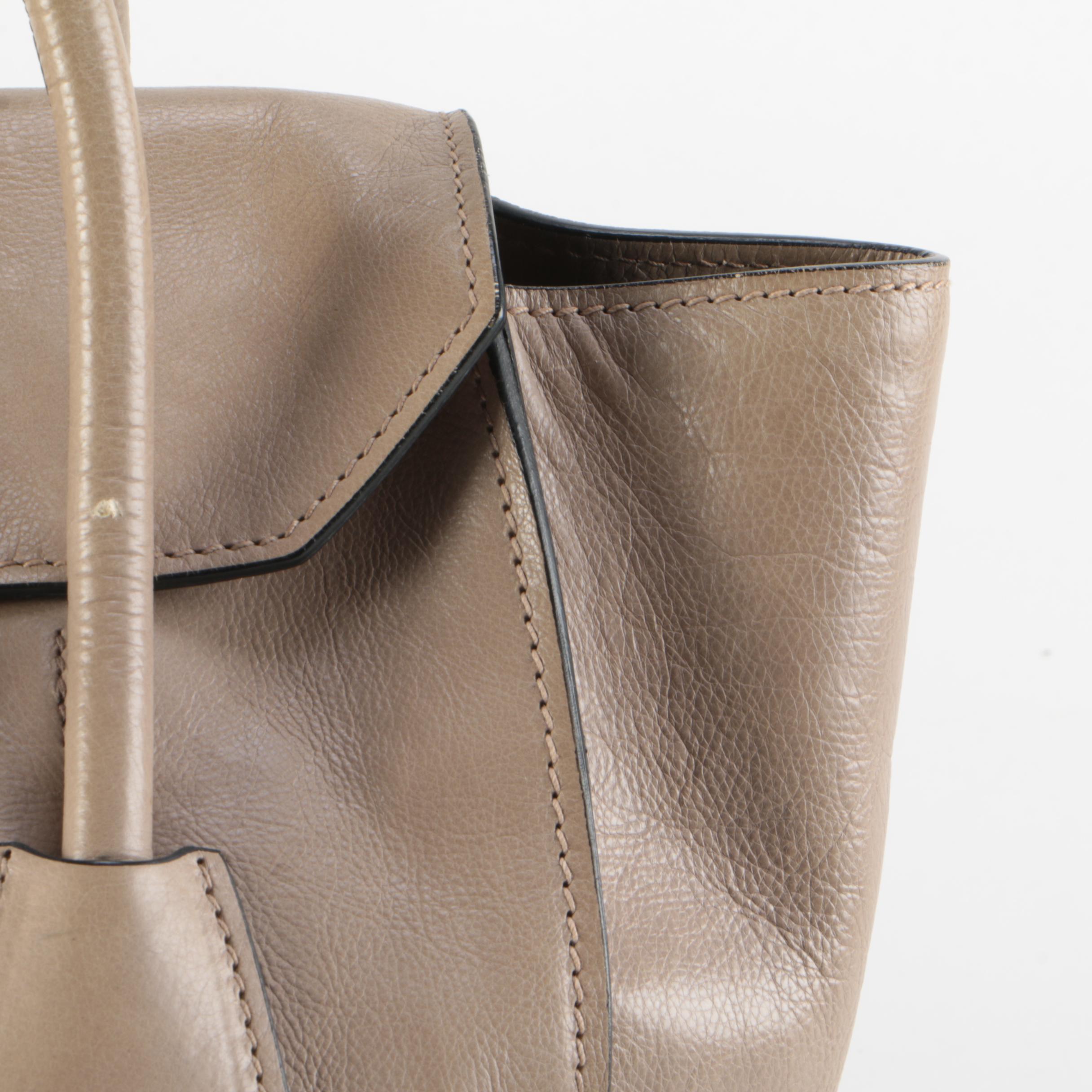 Prada Two-Way Sound Satchel in Pomice Glace Calfskin Leather