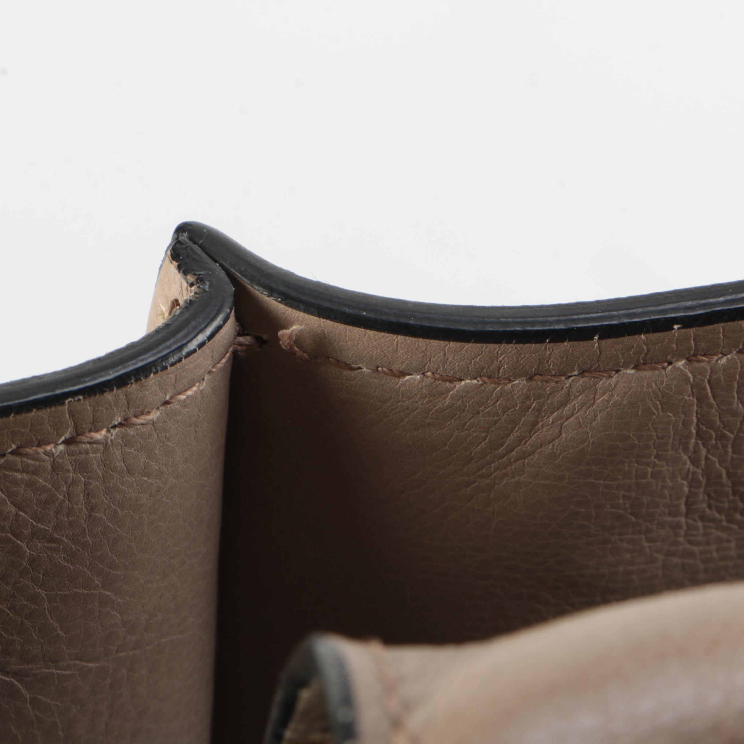 Prada Two-Way Sound Satchel in Pomice Glace Calfskin Leather