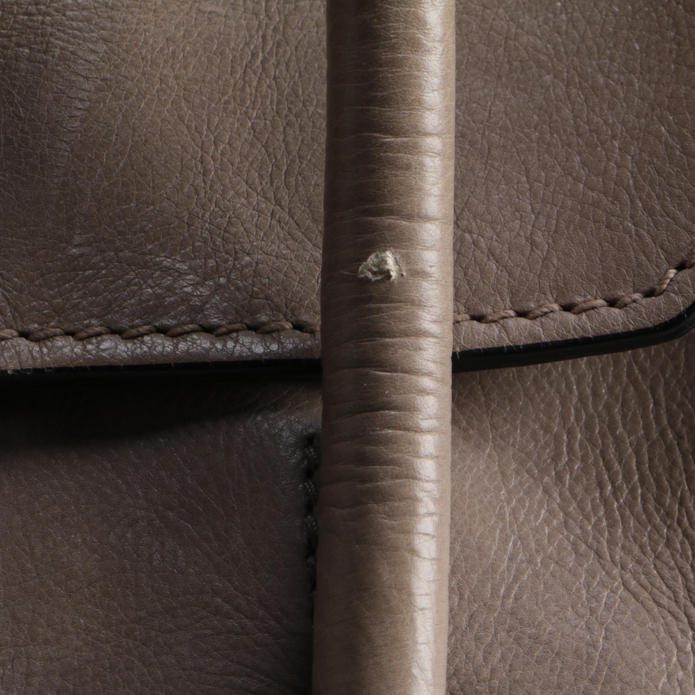 Prada Two-Way Sound Satchel in Pomice Glace Calfskin Leather