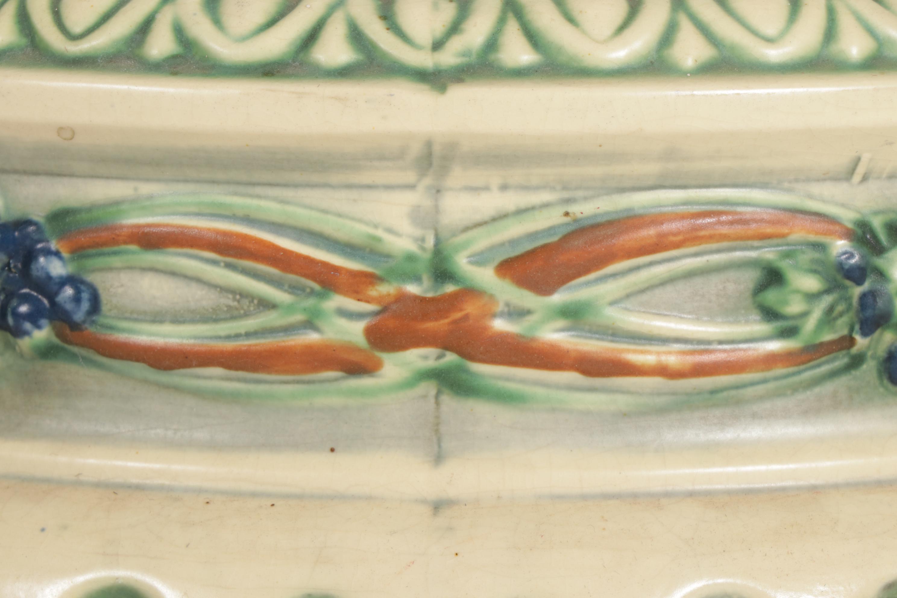 Roseville Pottery "Corinthian" Jardinière with Pedestal, Early/Mid 20th Century