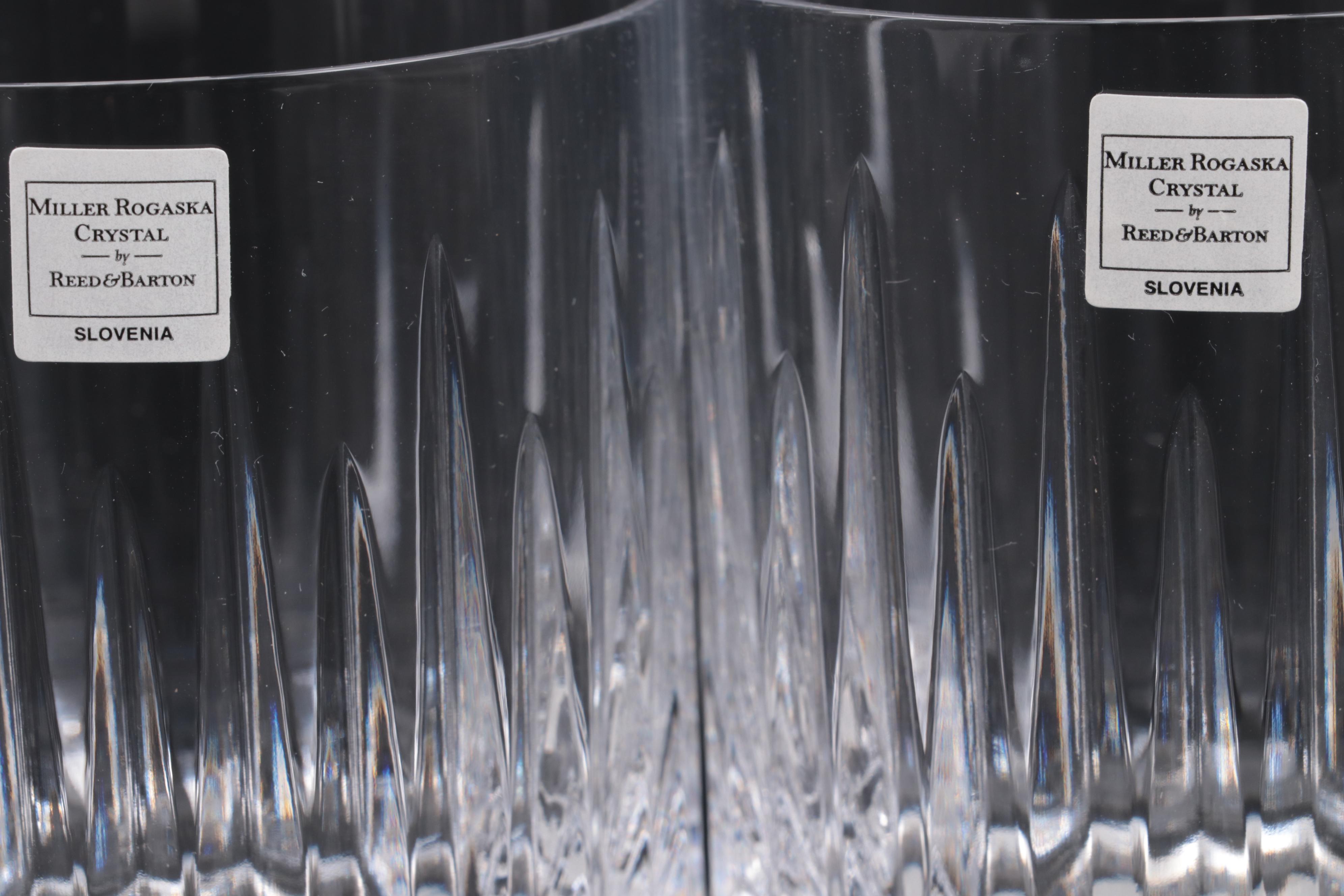 Miller Rogaska "Soho" Crystal Double Old Fashioned Glasses, 1989–2010