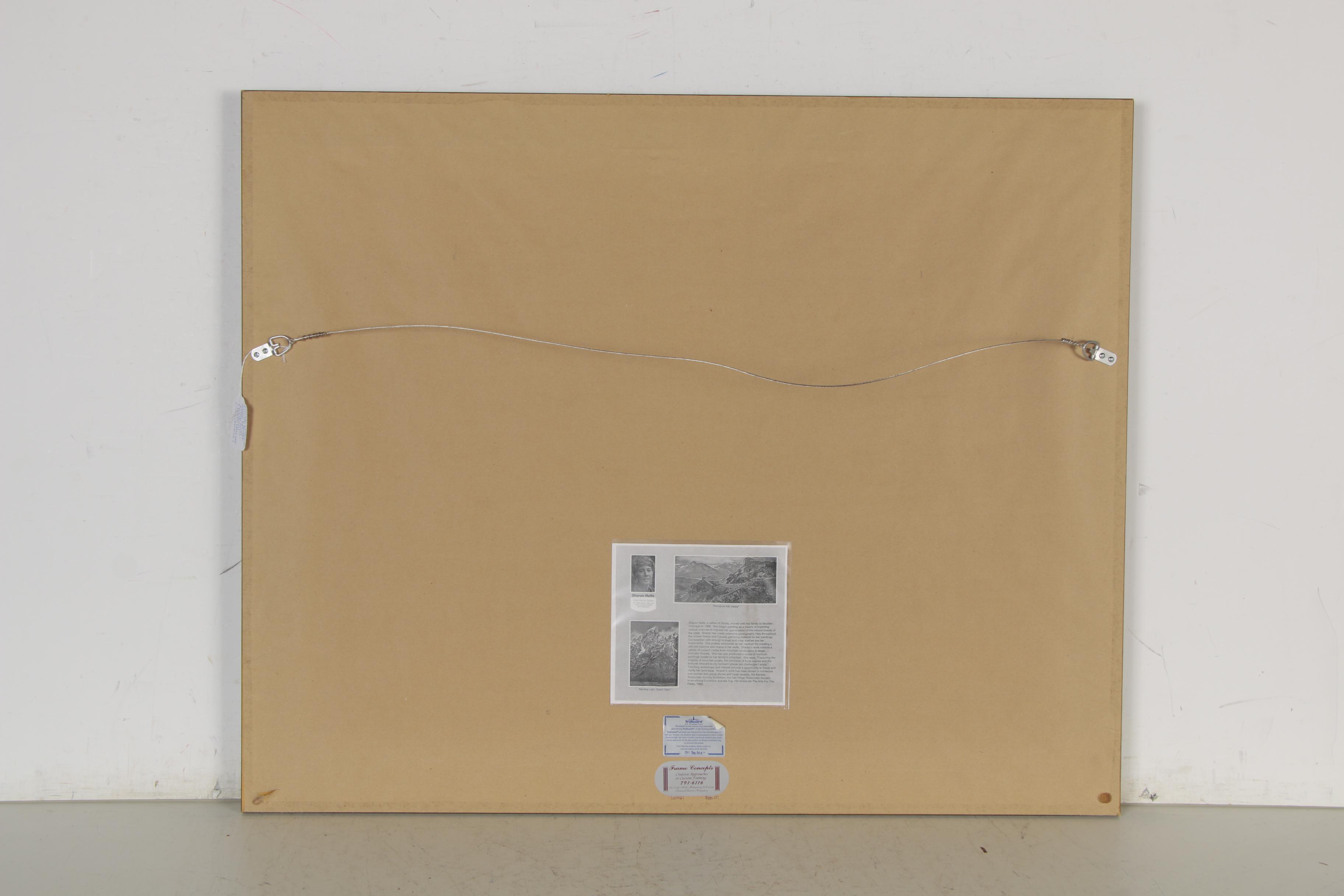 Sharon Hults Mountain Landscape Watercolor Painting