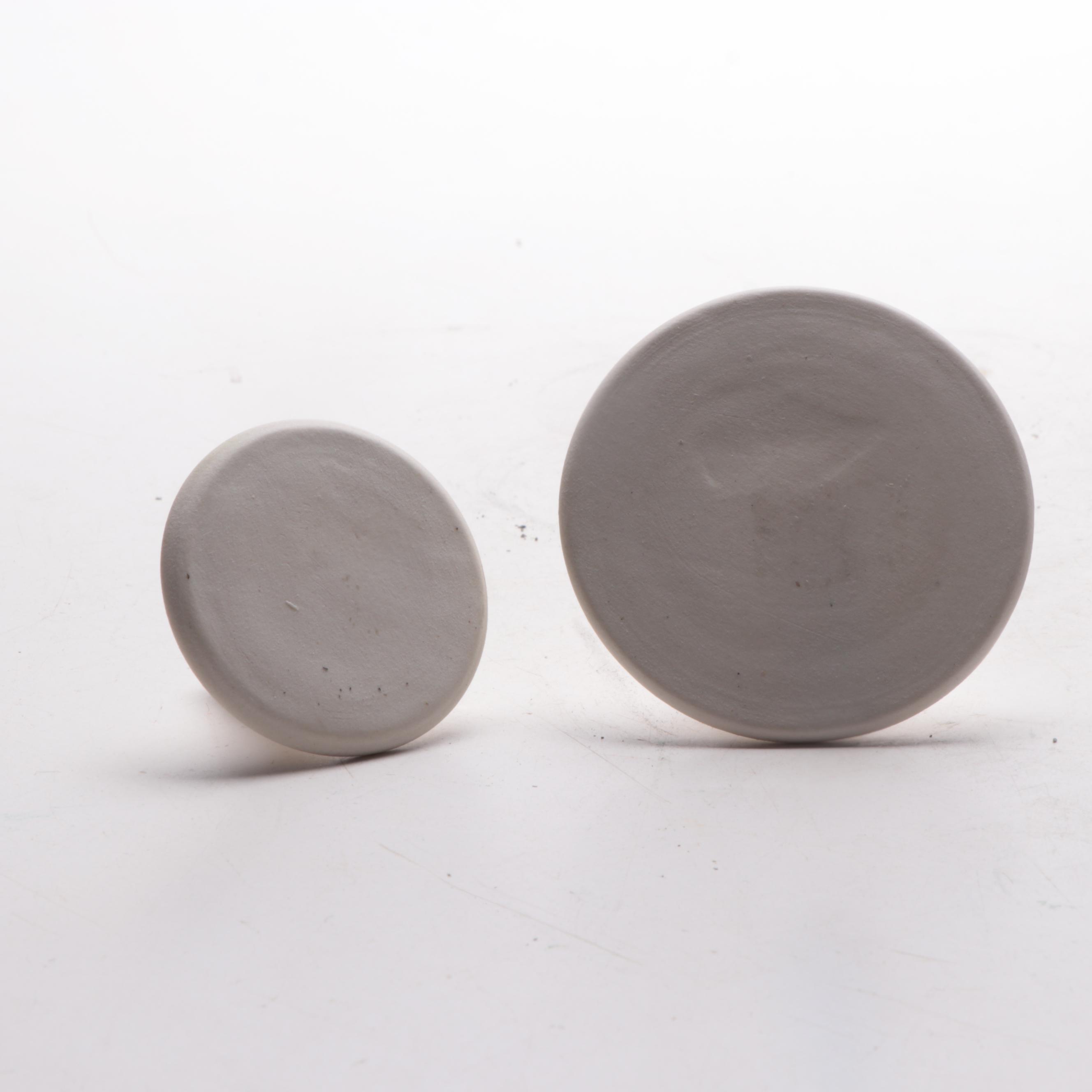 Black and White Matte Glazed Art Pottery Tea Set, 2000