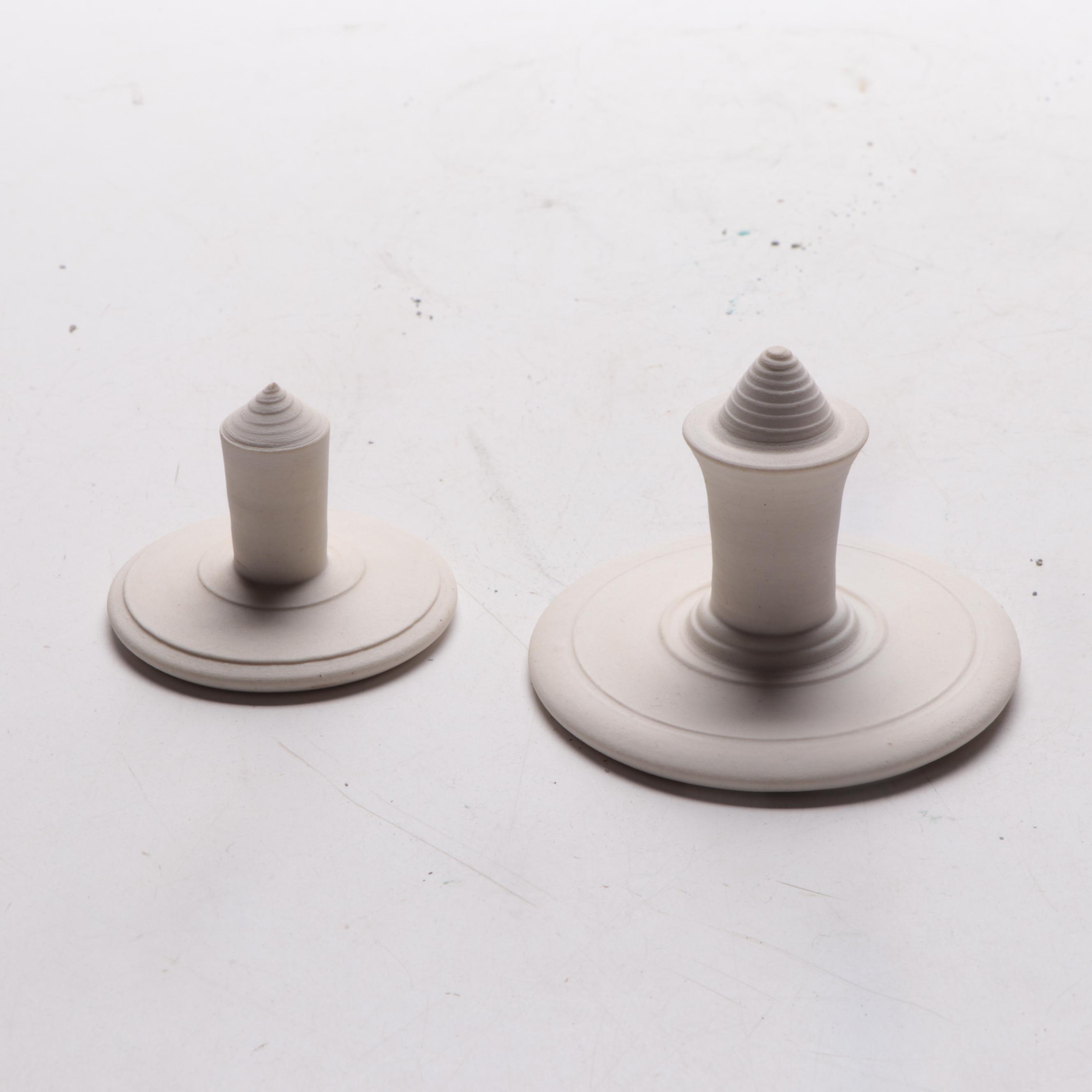 Black and White Matte Glazed Art Pottery Tea Set, 2000