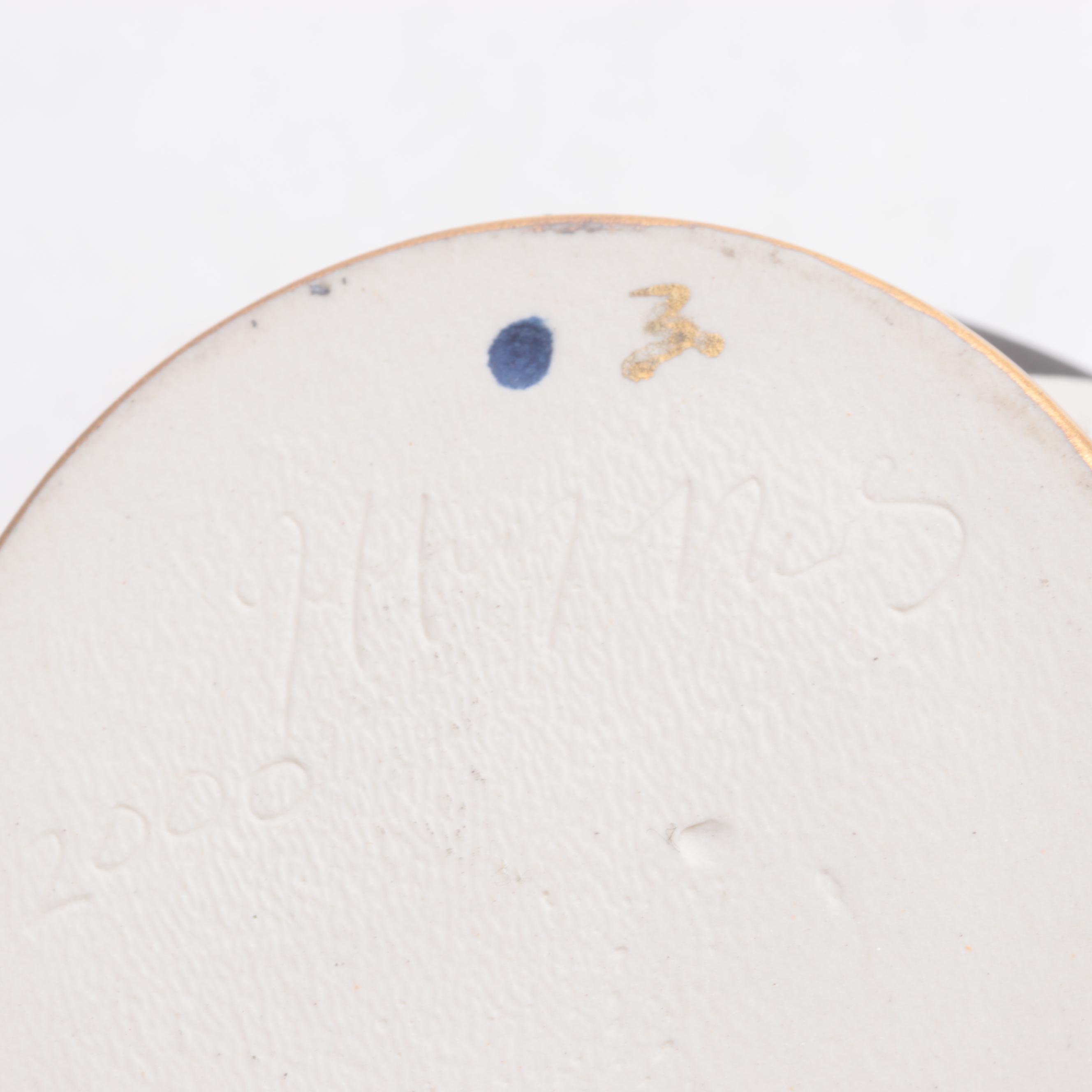 Black and White Matte Glazed Art Pottery Tea Set, 2000