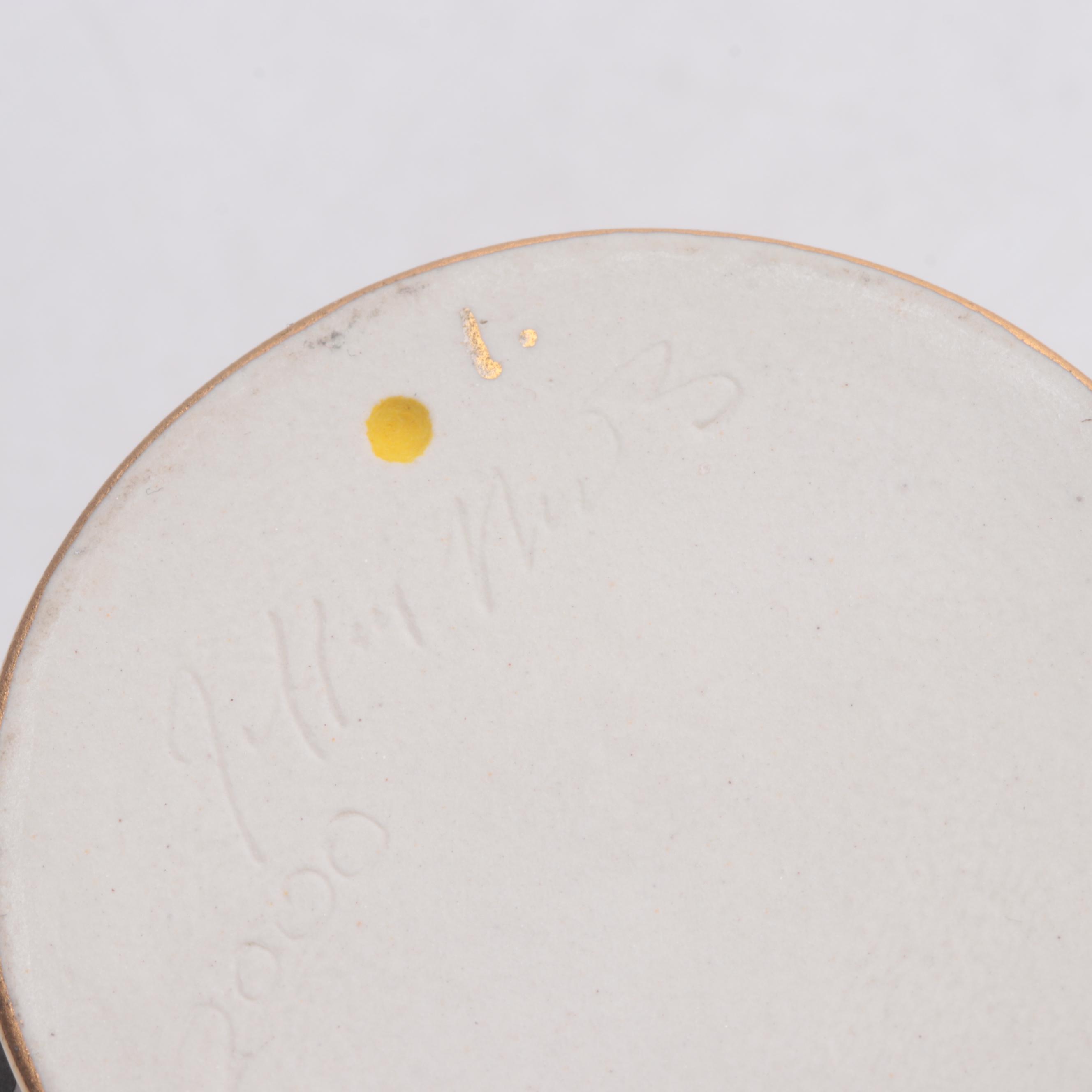 Black and White Matte Glazed Art Pottery Tea Set, 2000