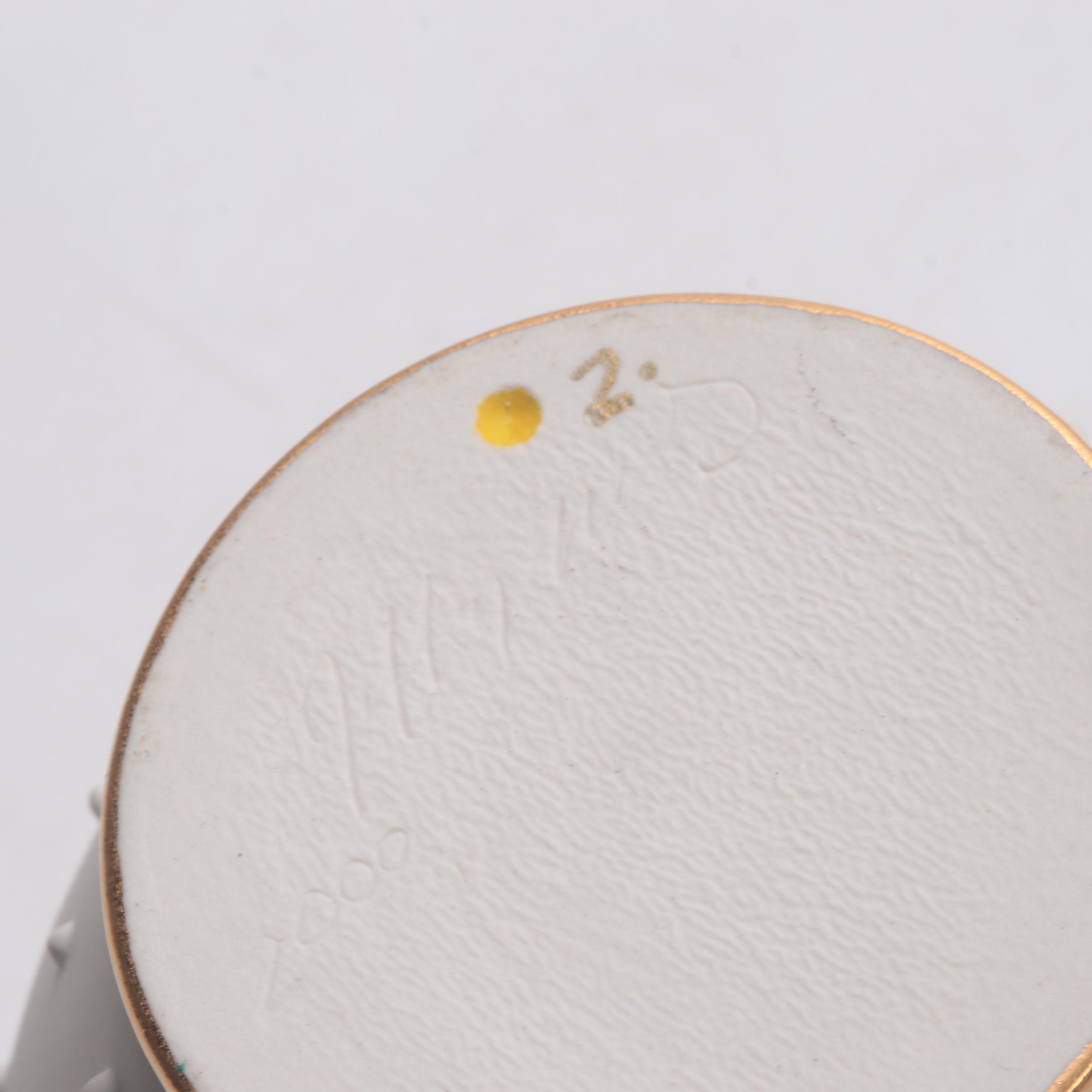 Black and White Matte Glazed Art Pottery Tea Set, 2000