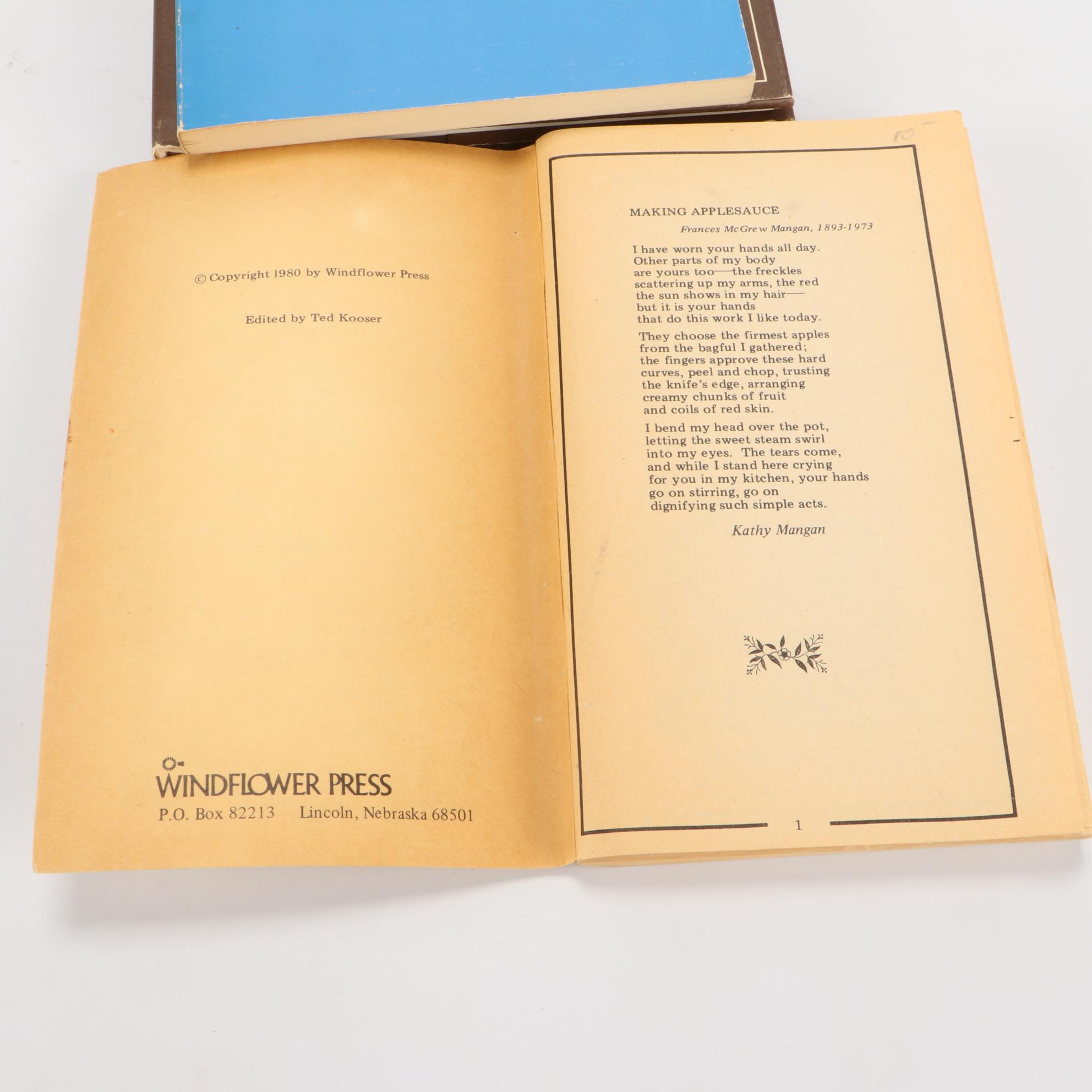 Collectible and Signed Books of Poetry, 1980s