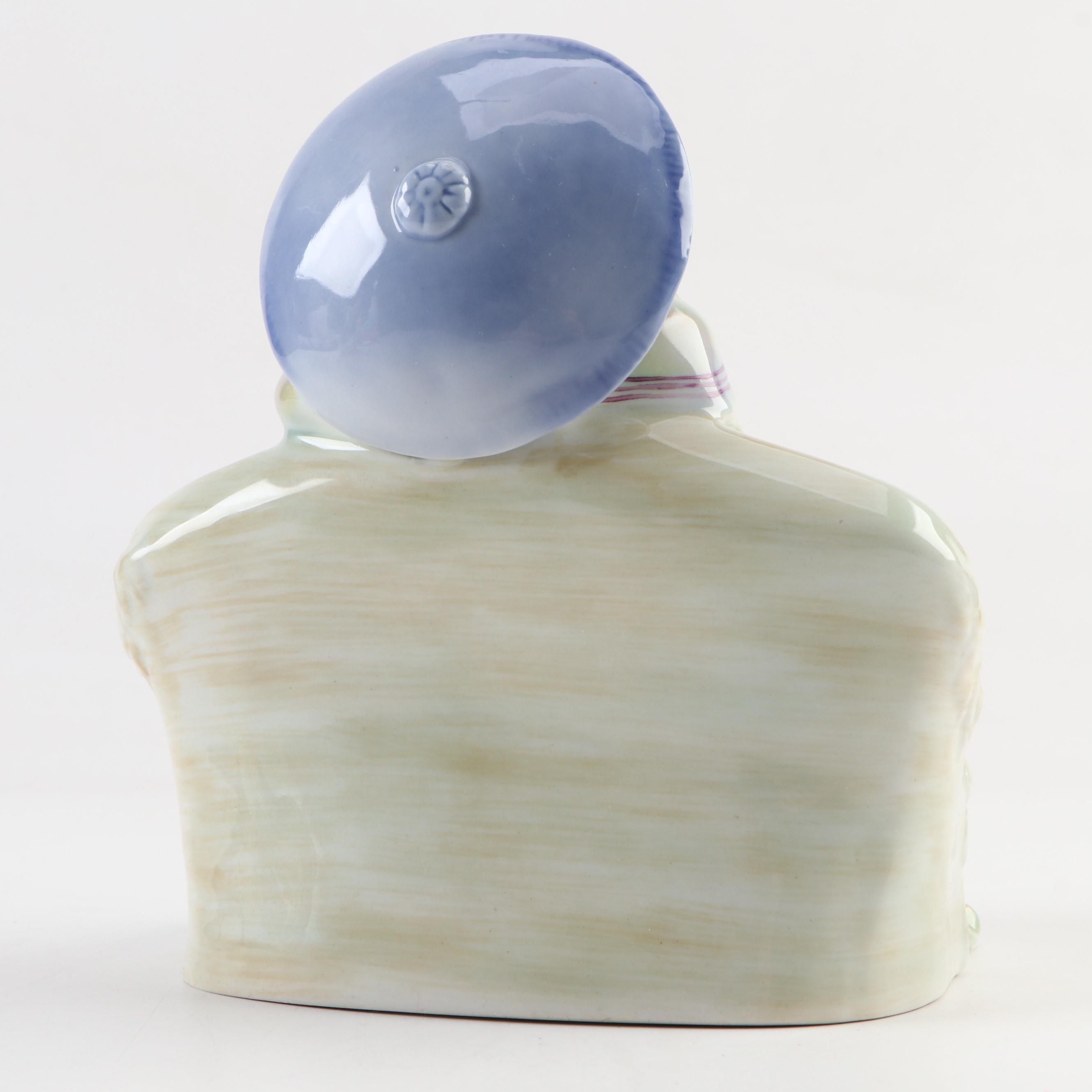 Florence Ceramics "Amber" Figurine with Other Figurines