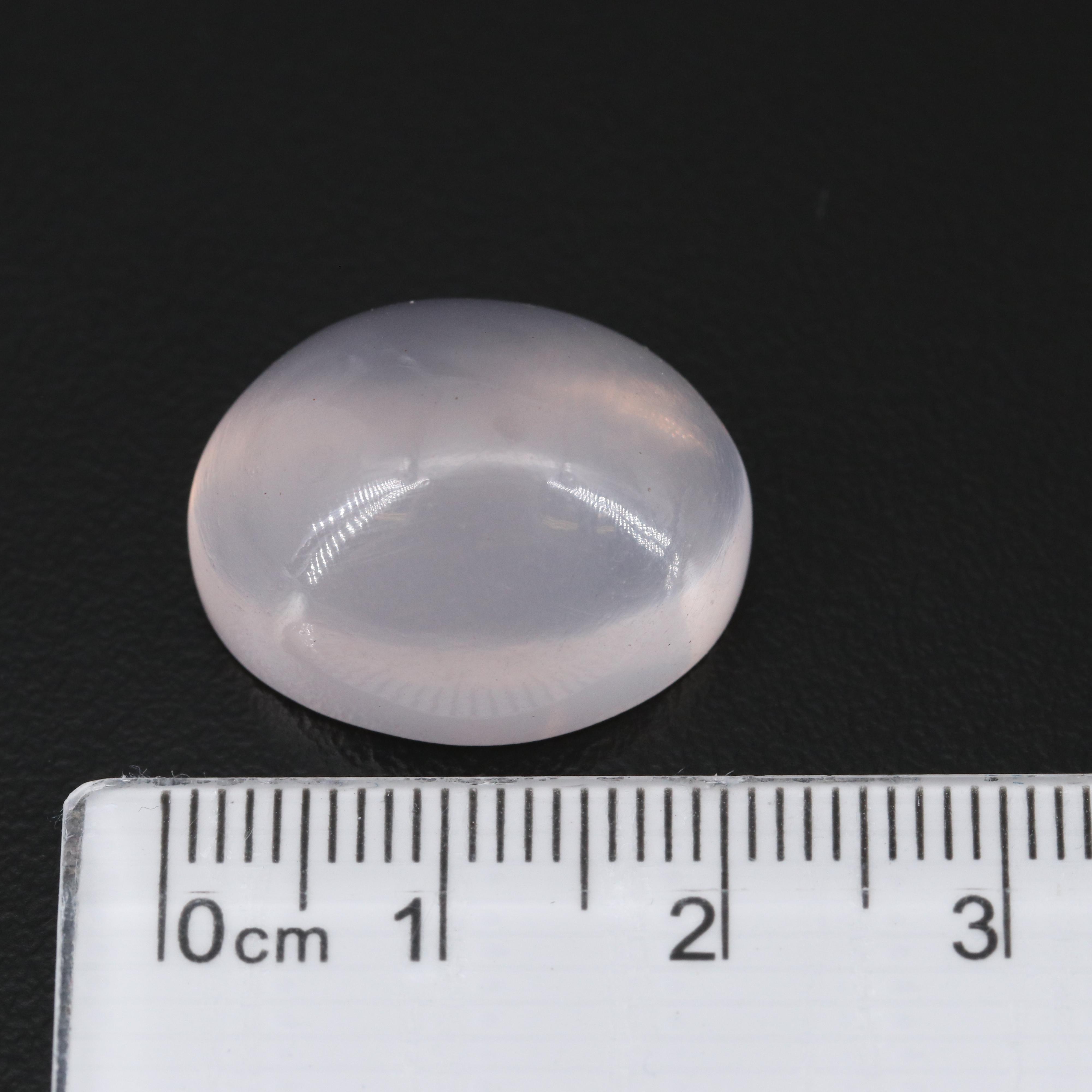 Loose Oval and Round Cabochon Rose Quartz