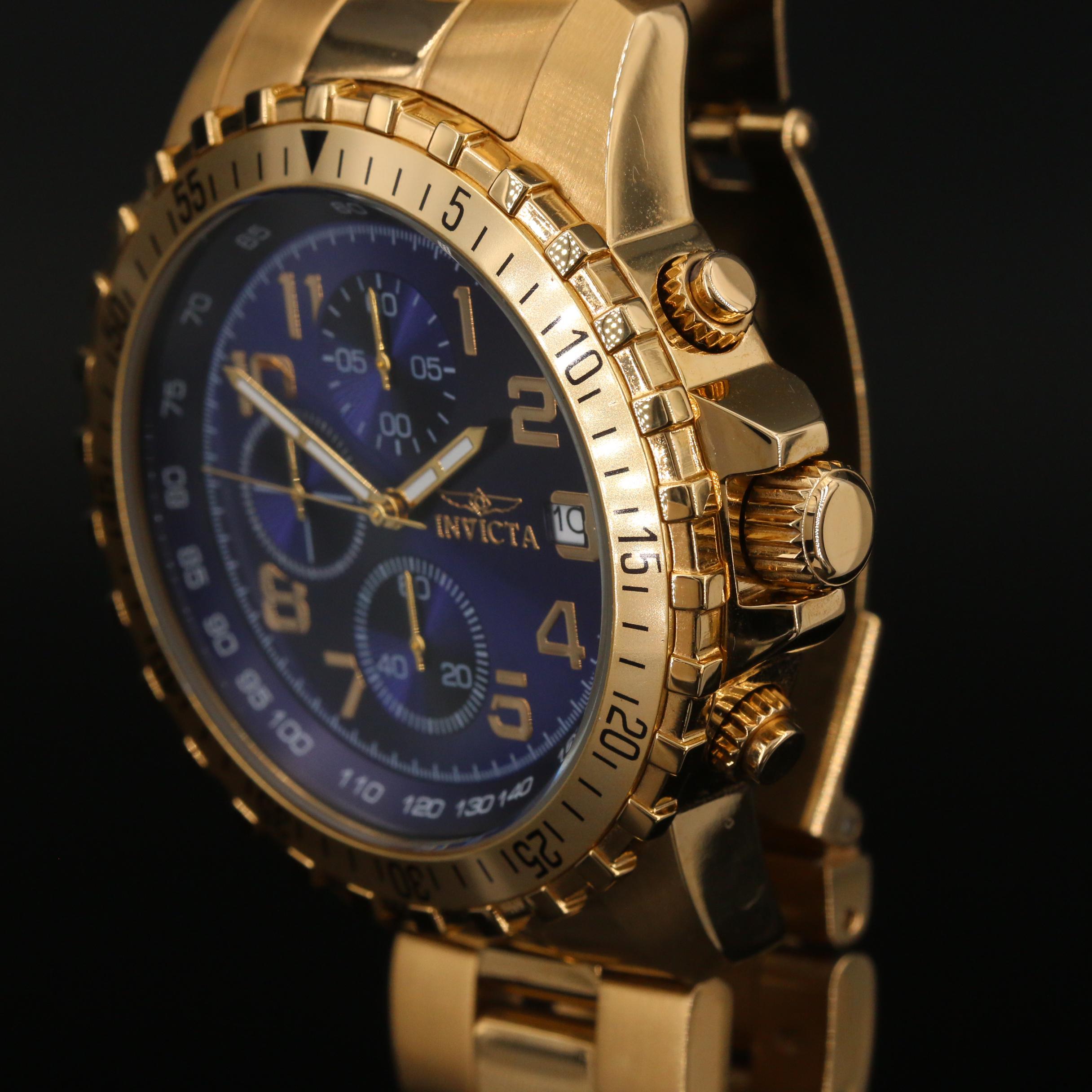 Invicta Specialty Chronograph Stainless Steel Quartz Watch