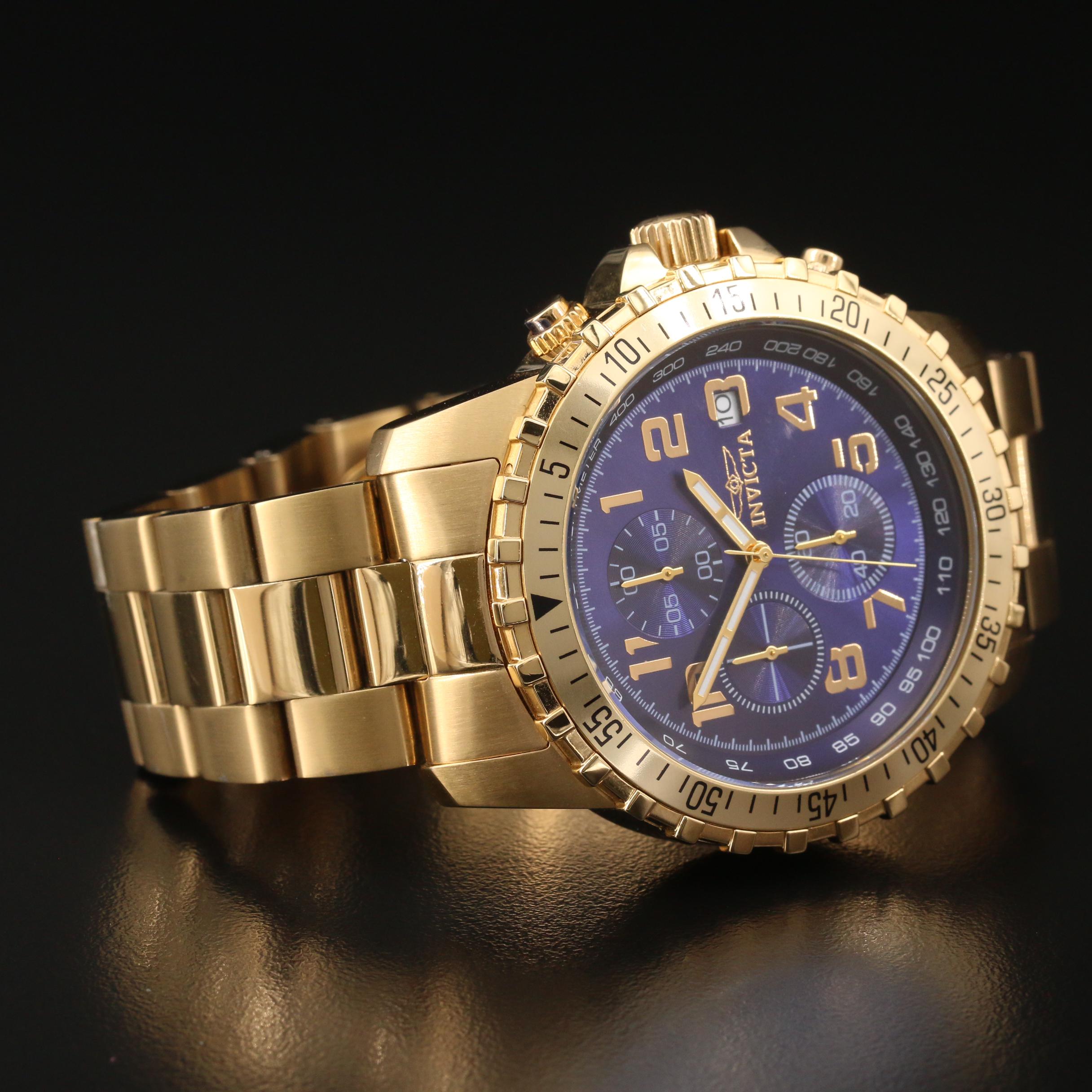 Invicta Specialty Chronograph Stainless Steel Quartz Watch