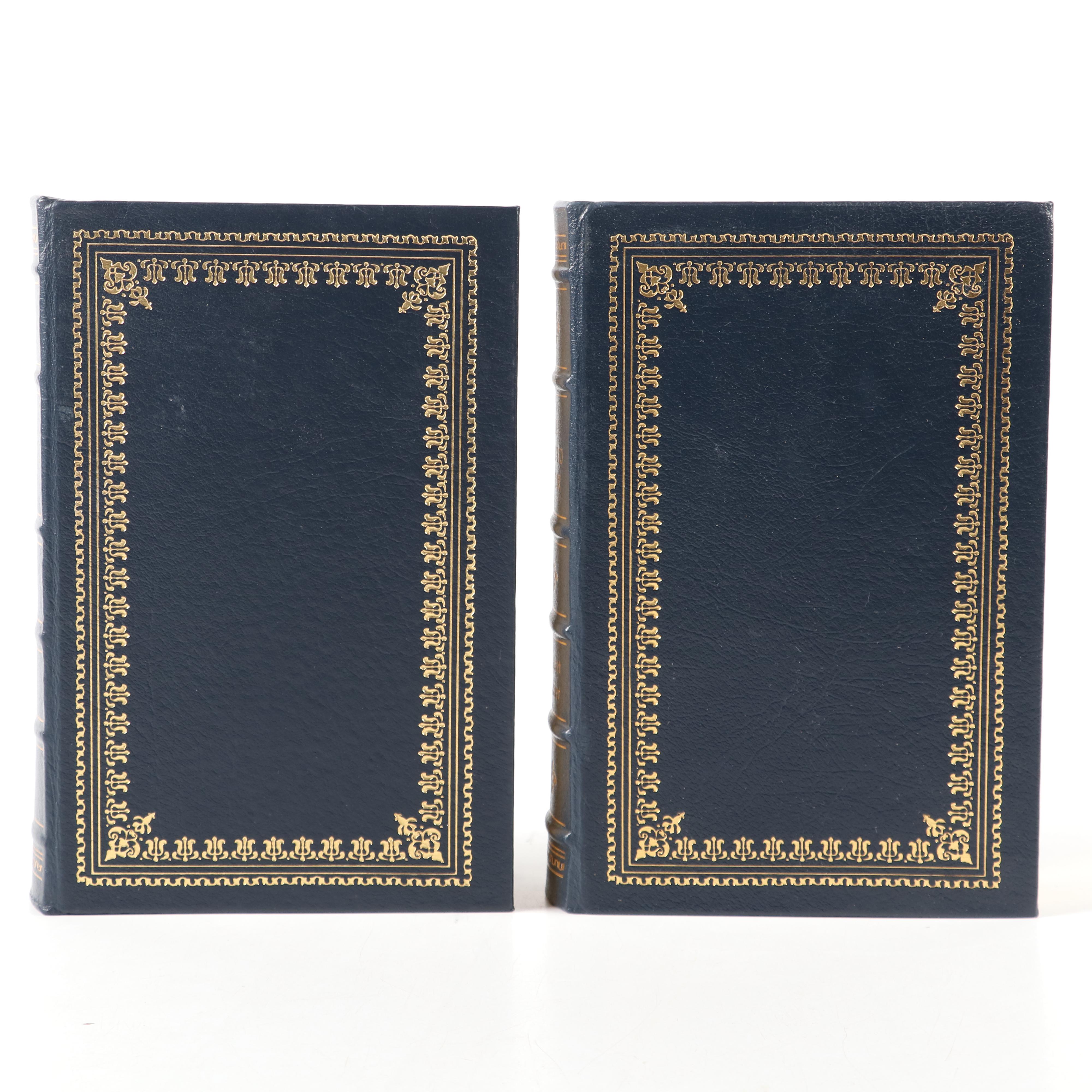 Signed Easton Press "The Downing Street Years" and "Path to Power" by Thatcher