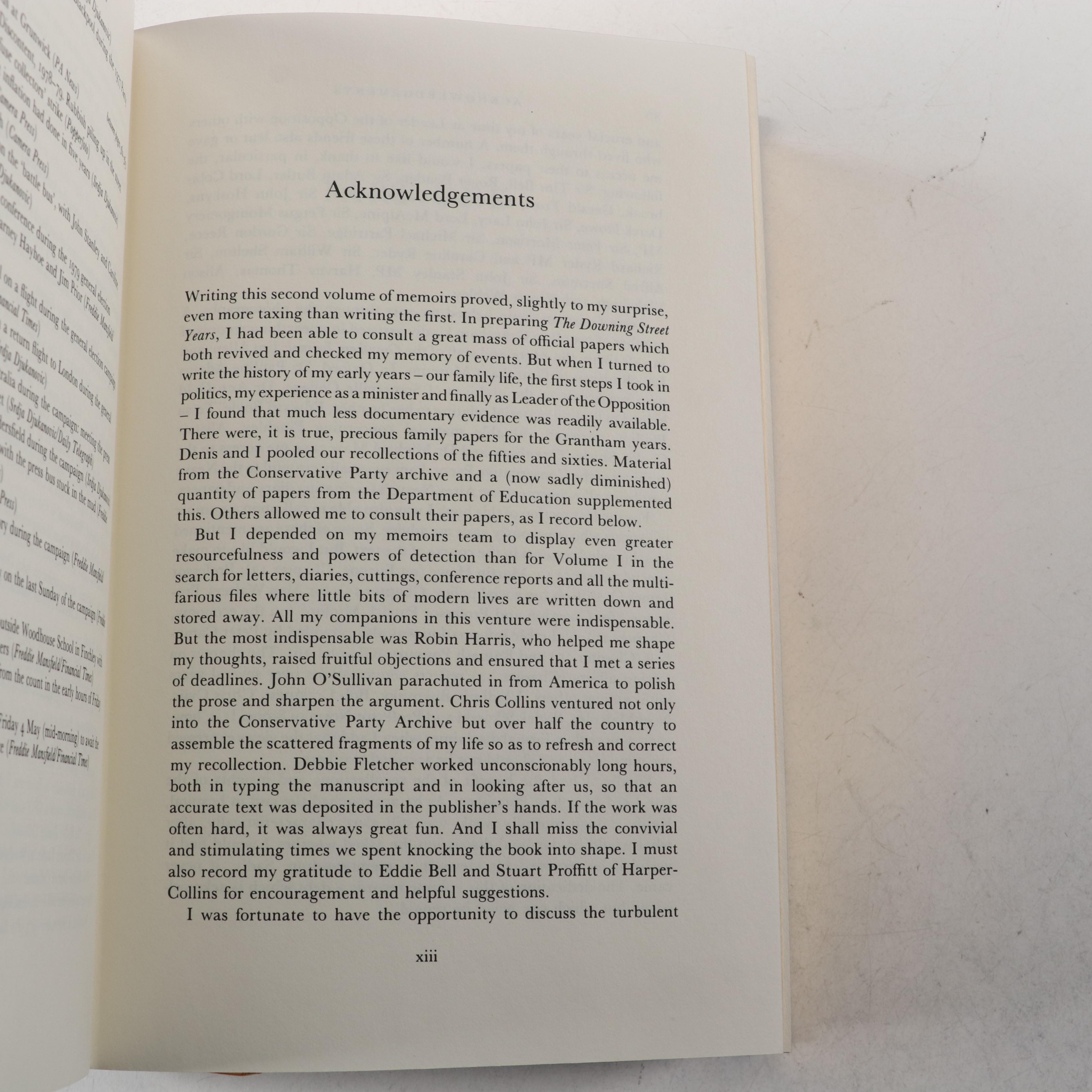 Signed Easton Press "The Downing Street Years" and "Path to Power" by Thatcher