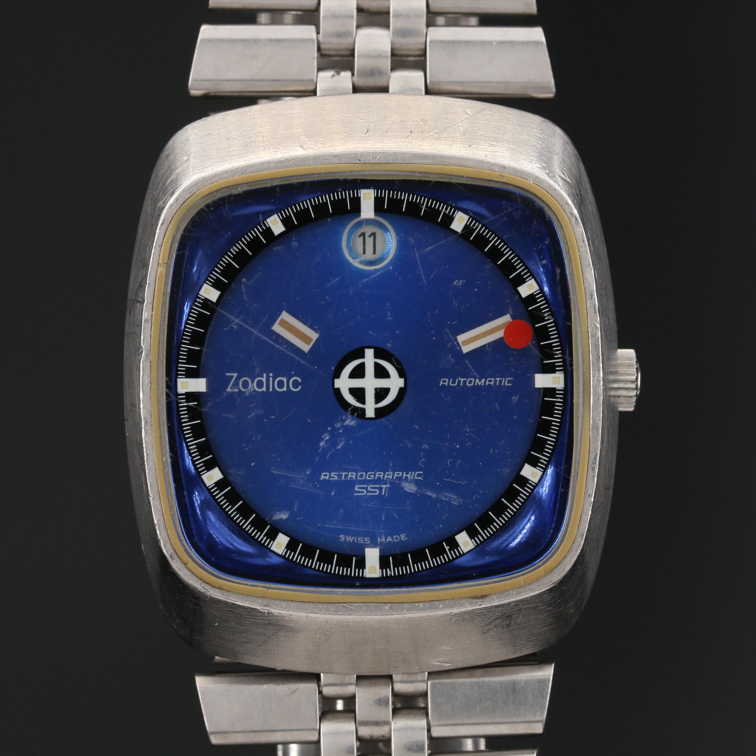 Zodiac Astrographic SST Stainless Steel Automatic Watch