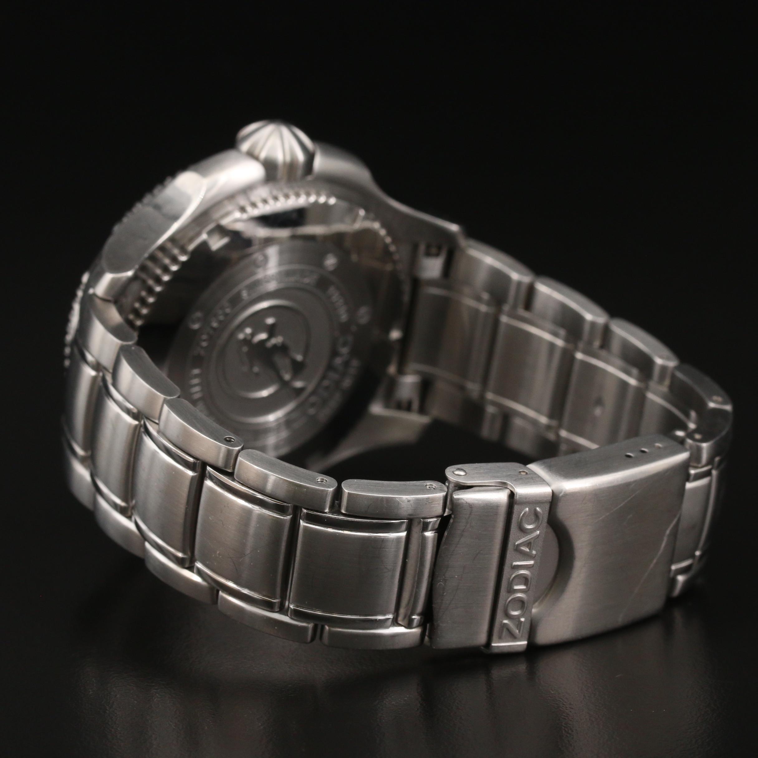 Zodiac Deep Reef Stainless Steel Quartz Watch