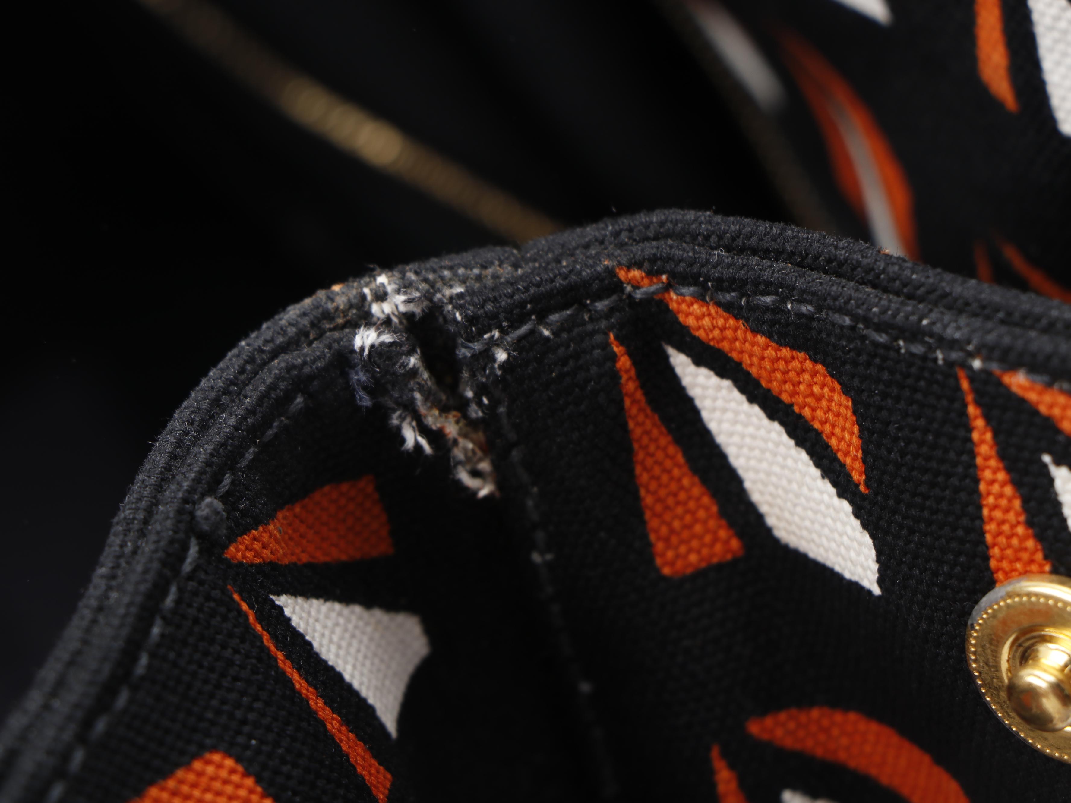 Prada Tote Bag in Tricolor Canapa Stampata Canvas