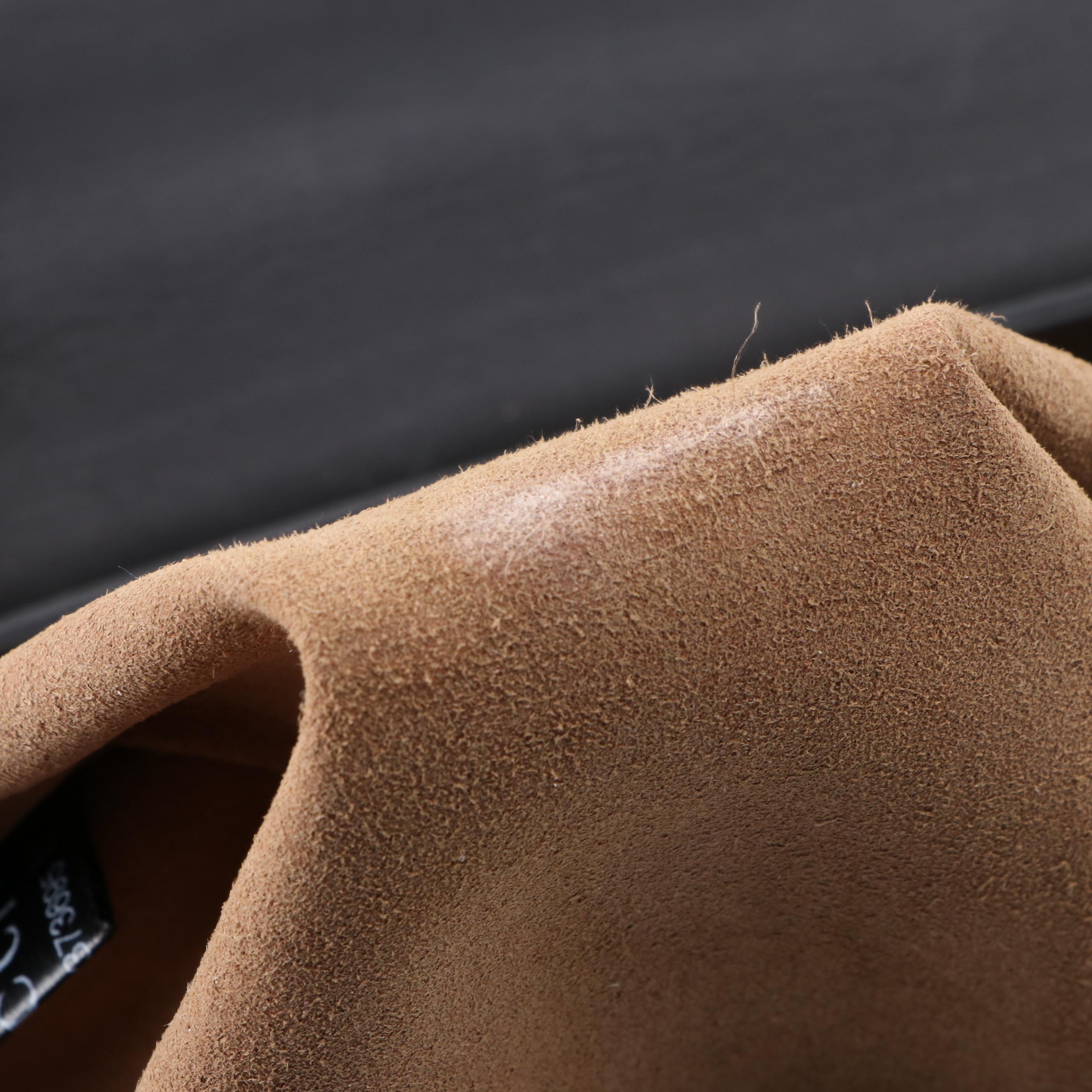 Gucci GG Supreme Small Padlock Shoulder Bag in Brown and Black Leather