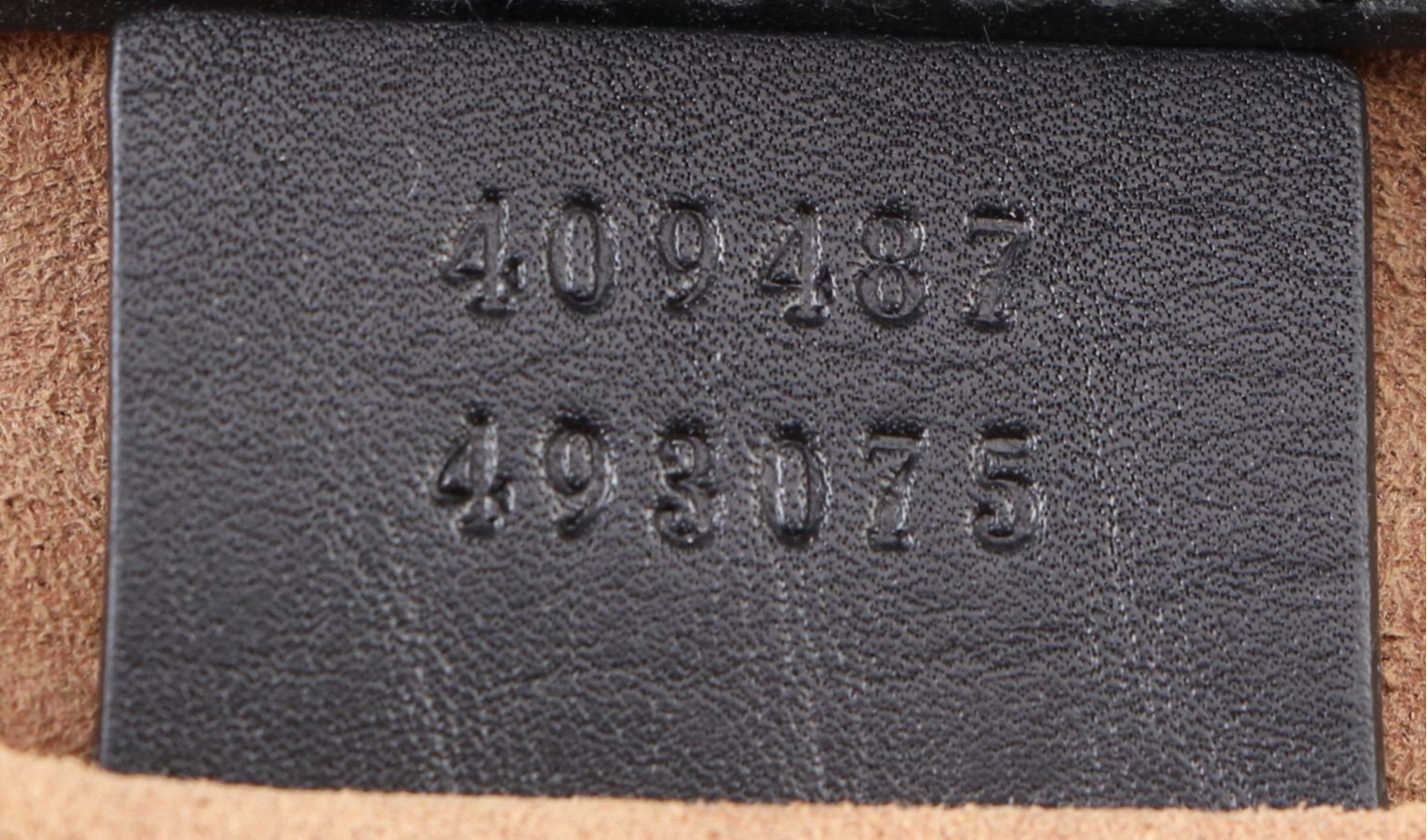 Gucci GG Supreme Small Padlock Shoulder Bag in Brown and Black Leather