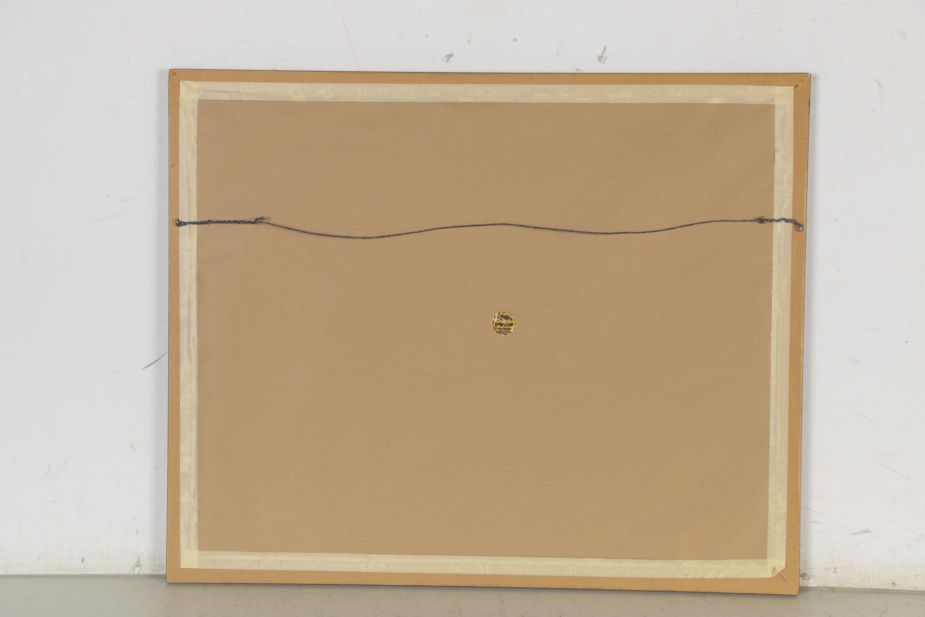 Clint Orlemann Offset Lithograph "Double No-Hitter"