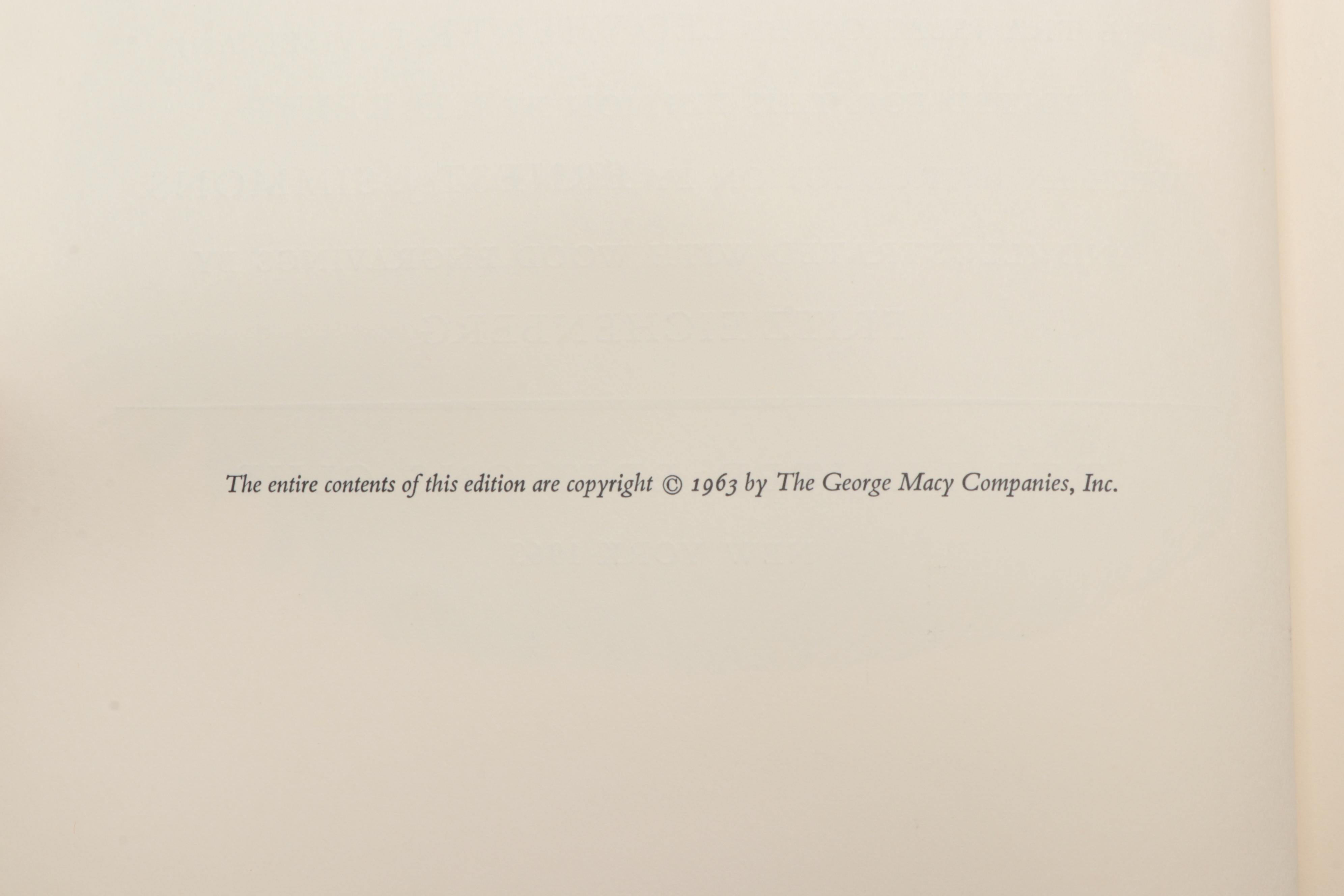 Fritz Eichenberg Signed Limited Edition "Resurrection" by Leo Tolstoy, 1963