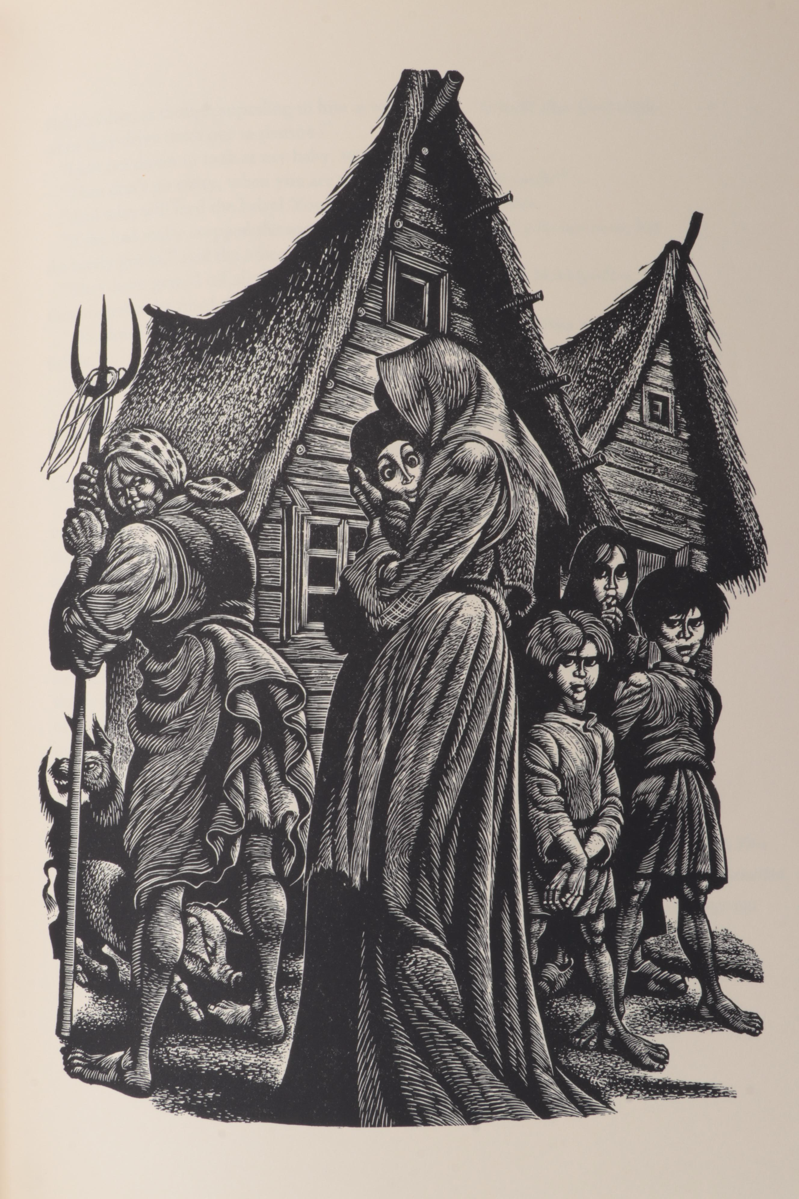 Fritz Eichenberg Signed Limited Edition "Resurrection" by Leo Tolstoy, 1963