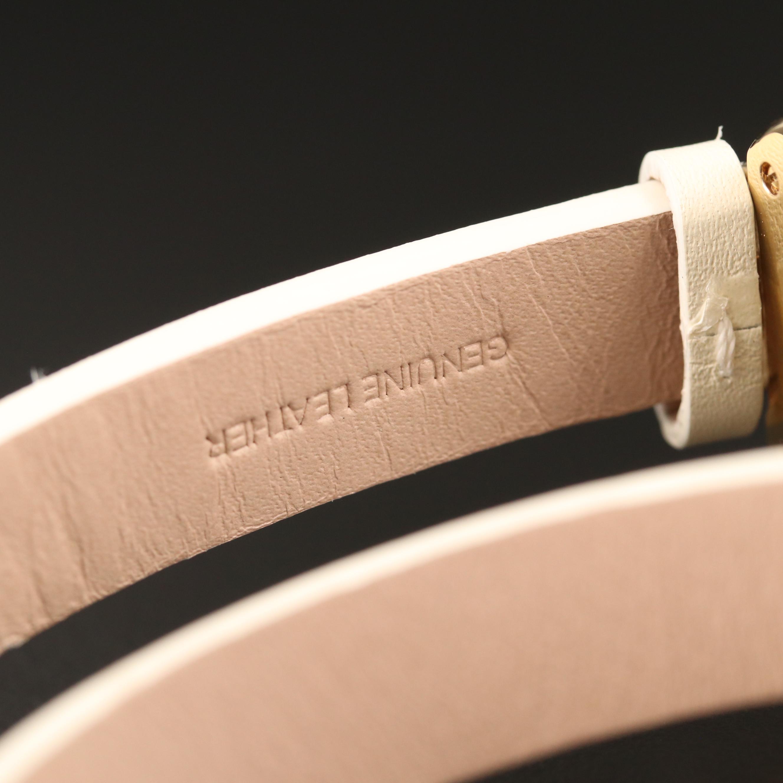 Tory Burch Reva Double Wrap Gold Tone Quartz Watch