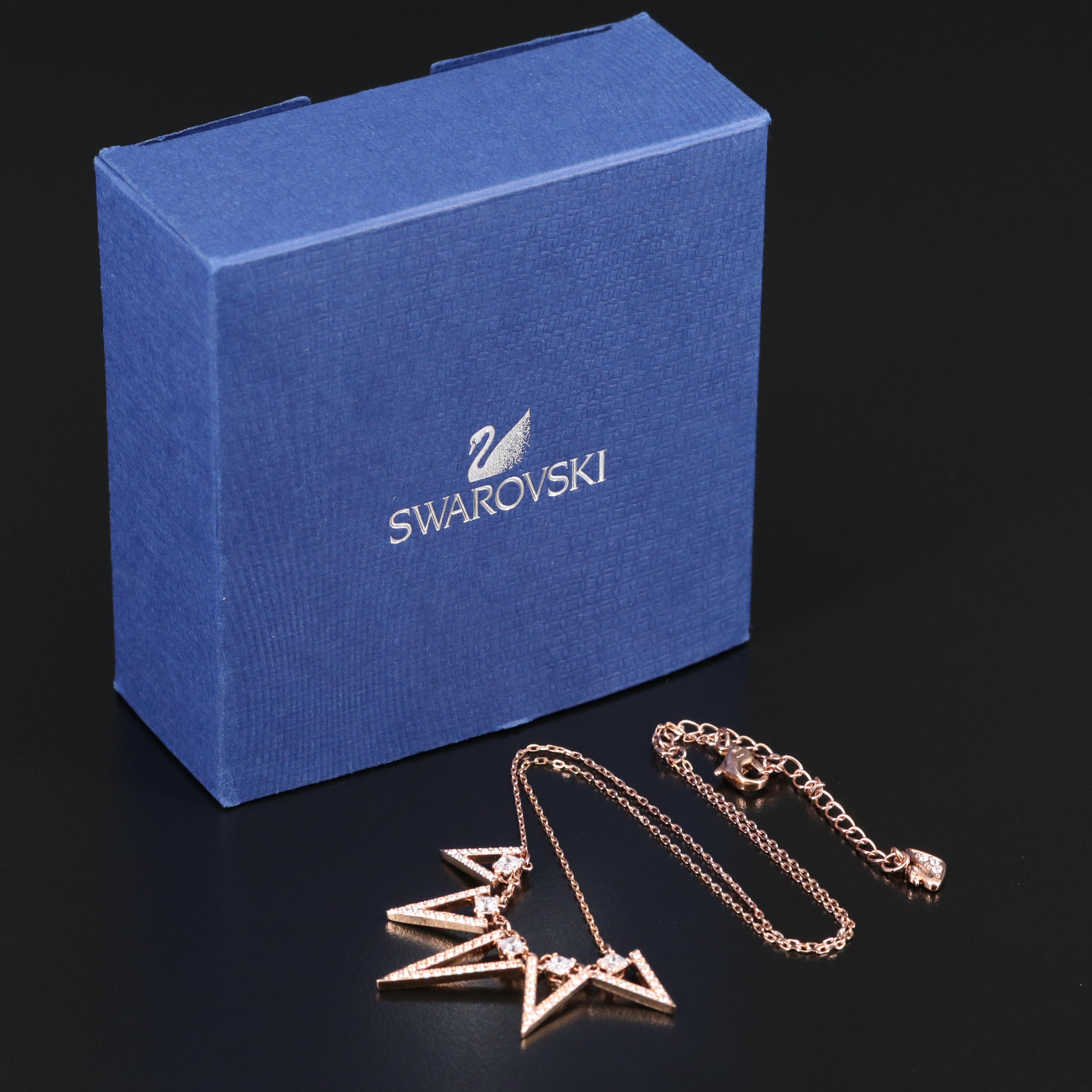 Swarovski Featuring "Globe" and "Funk" Necklaces