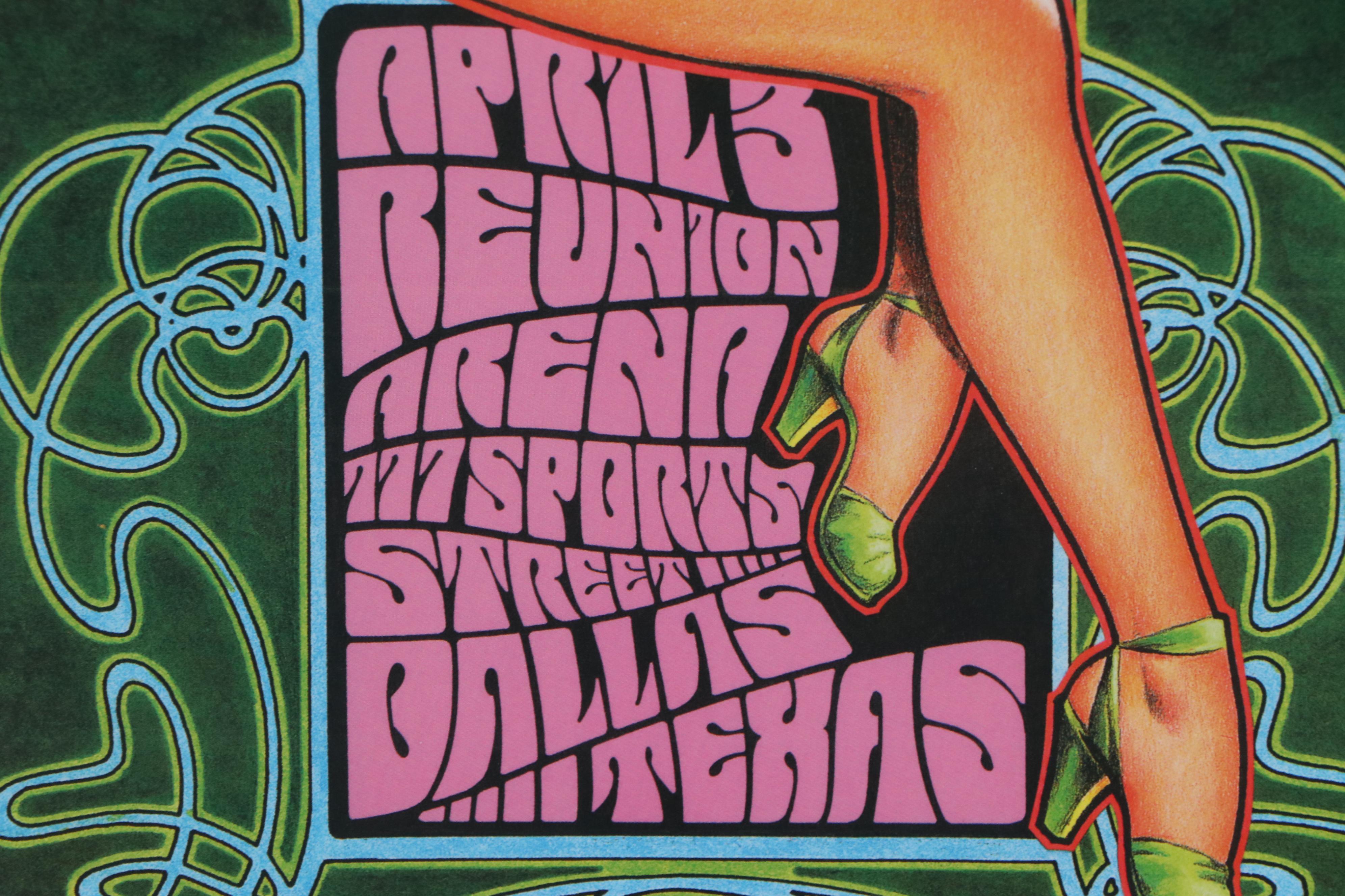 Bob Masse Offset Lithograph Concert Poster "U2 at Reunion Arena, 2001"