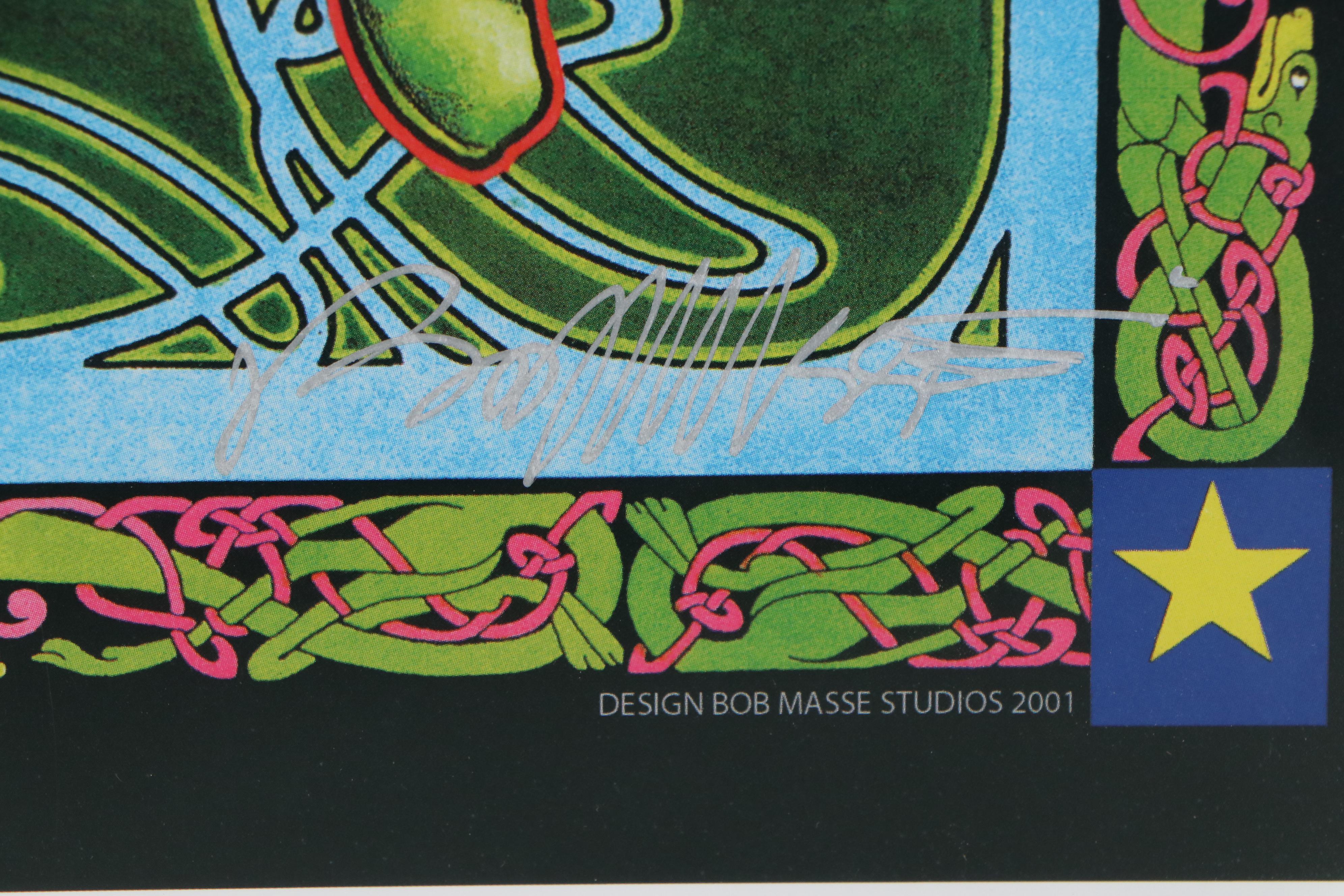 Bob Masse Offset Lithograph Concert Poster "U2 at Reunion Arena, 2001"